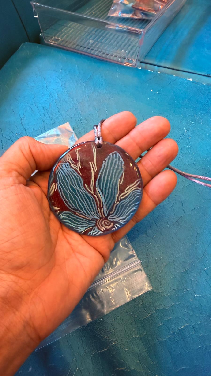 Delicate Flower Petals Pendant