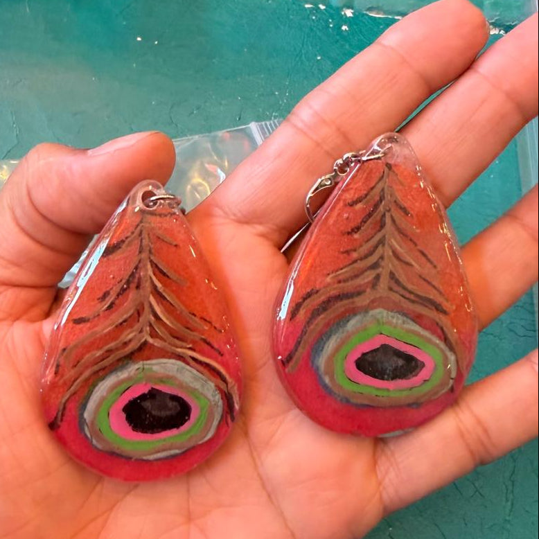 Heathcliffe Peacock Earrings