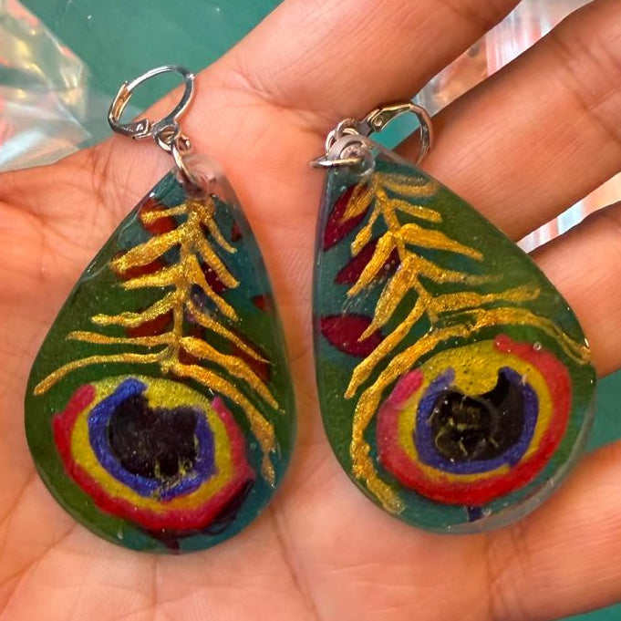 Jack Peacock Earrings