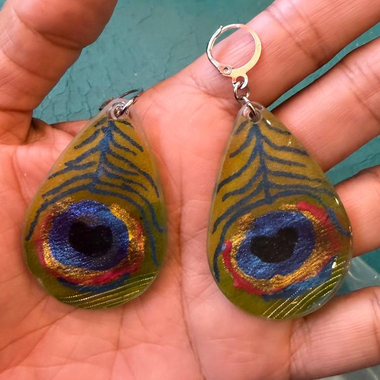 Lewis Peacock Earrings