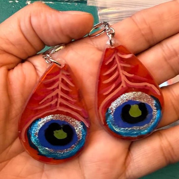 Bernard Peacock Earrings