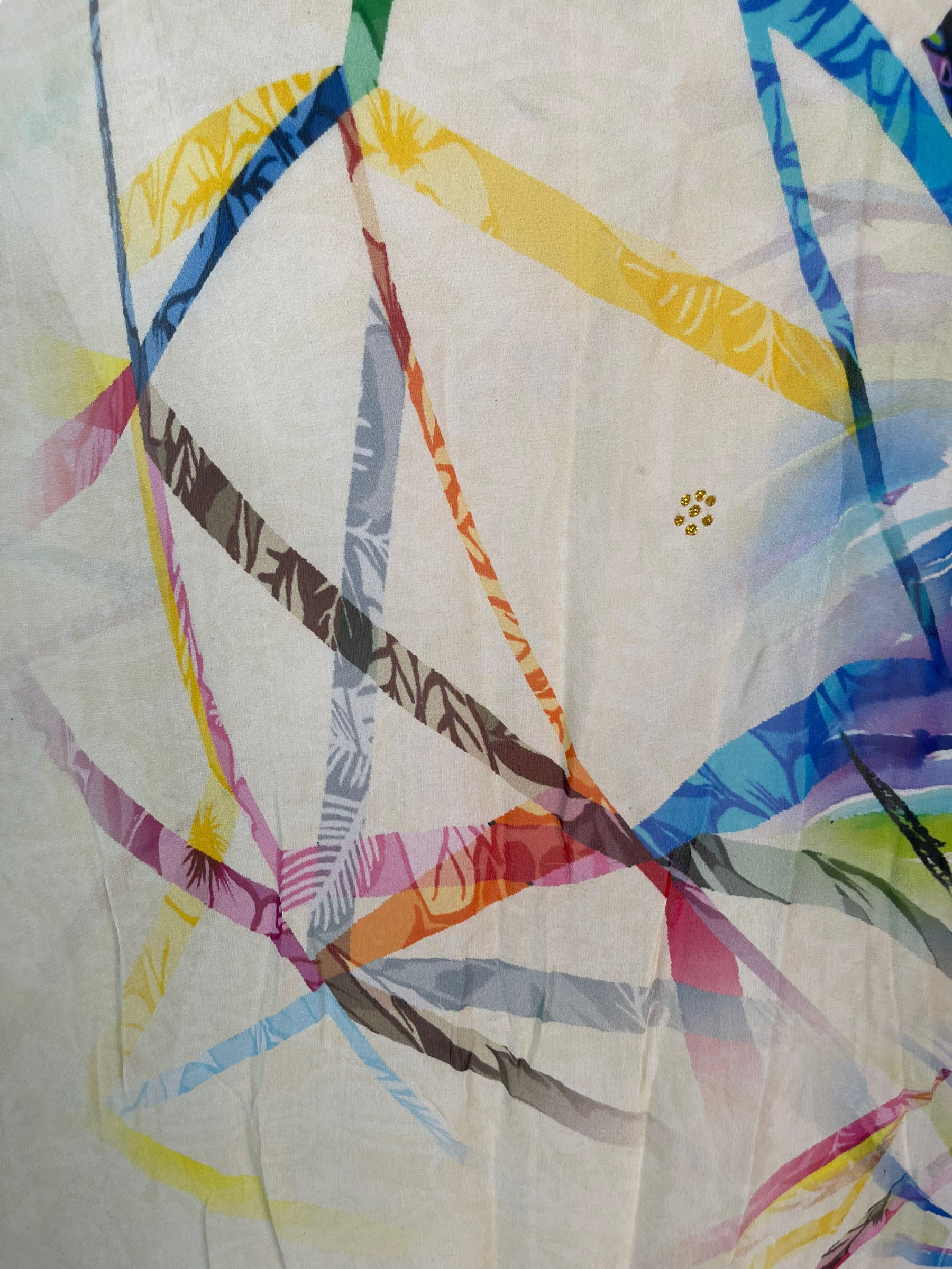 PRG6362 Sheer Avatar Pure Silk Maxi Kaftan