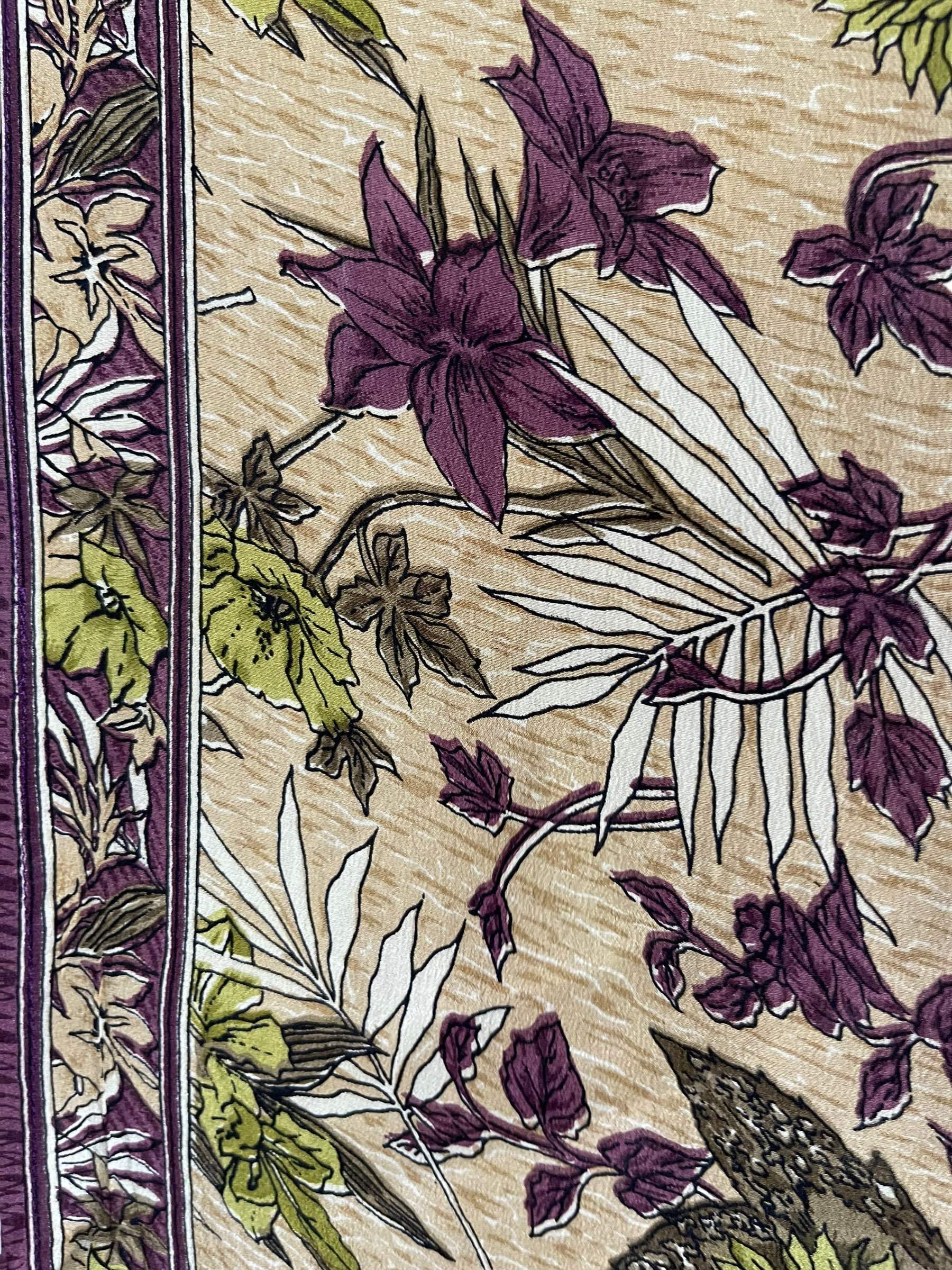 REVOLUTIONHER PRC5742 Avatar Long Pure Silk Kimono Sleeved Duster with Belt