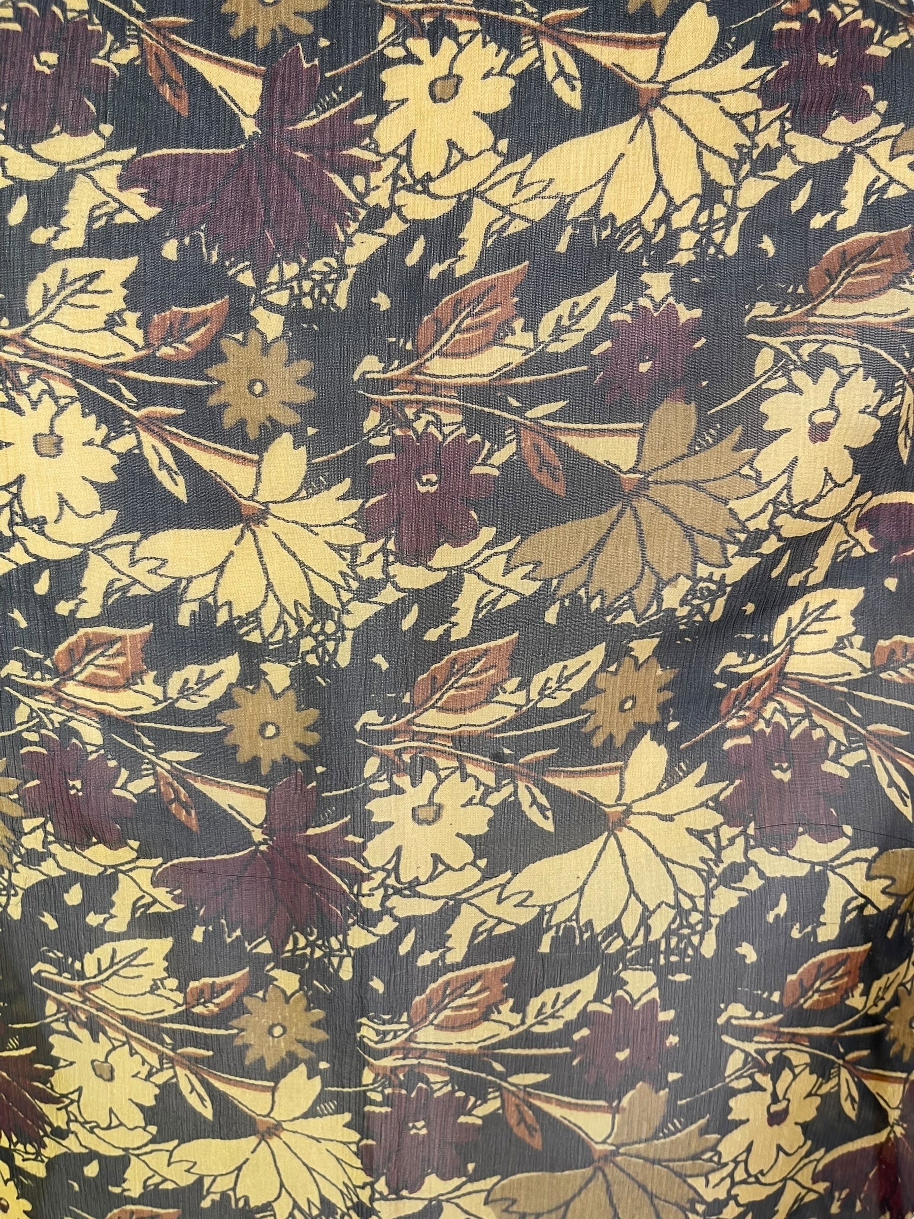 PCH6641 Very Sheer Avatar Pure Silk Midi Length Kaftan