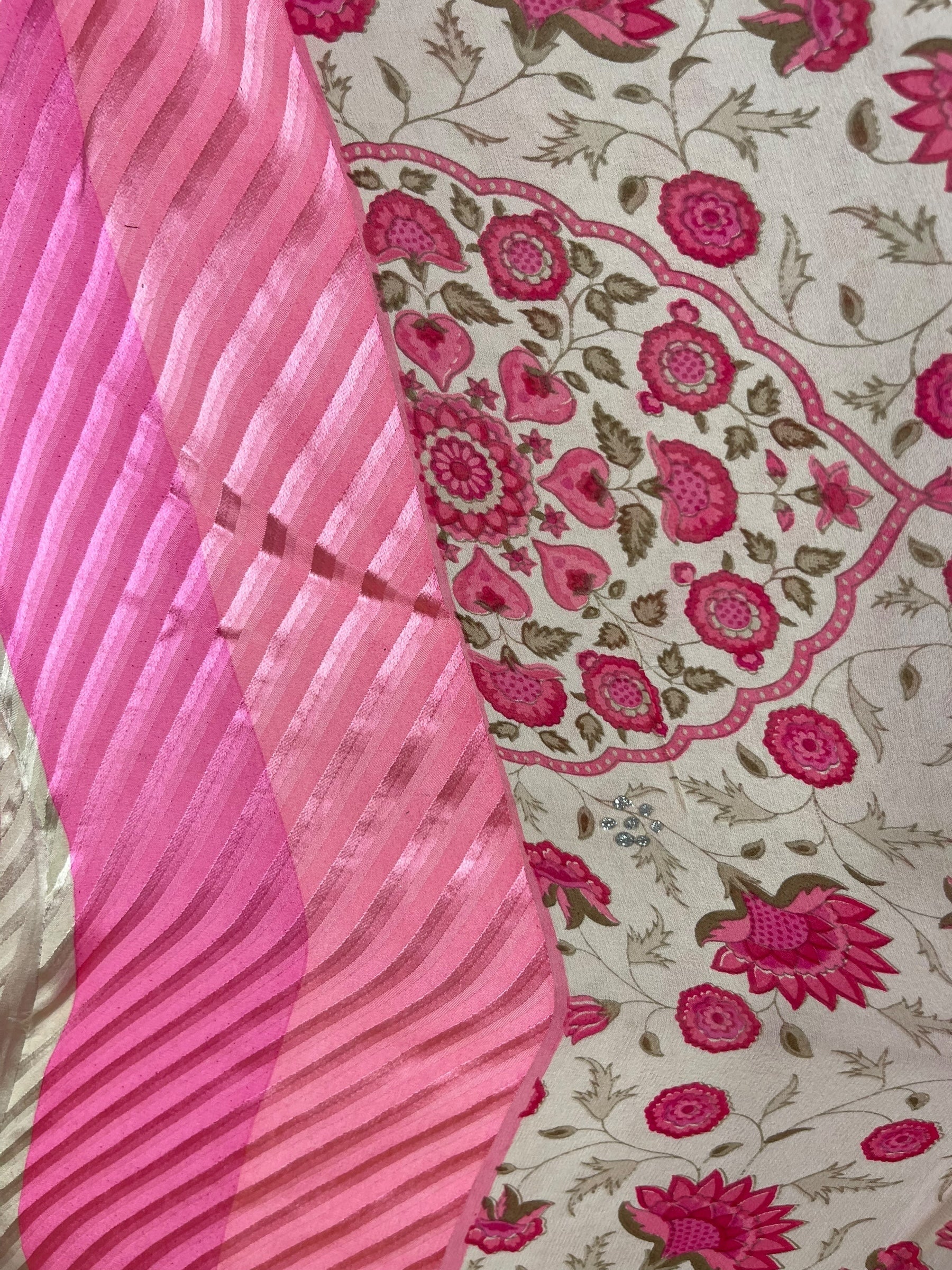 REVOLUTIONHER PRG6793 Sheer Avatar Pure Silk Maxi Kaftan