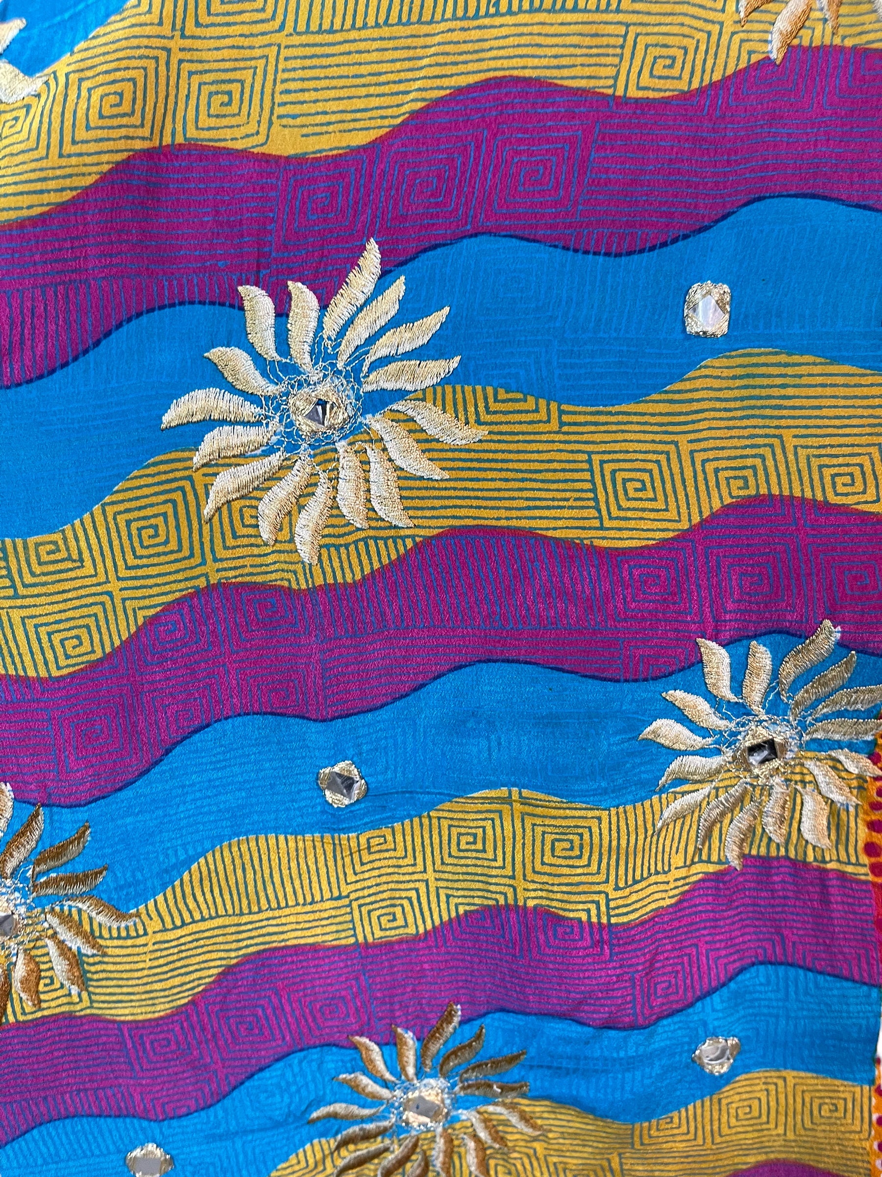 REVOLUTIONHER PRC6415 Avatar Pure Silk Maxi Kaftan