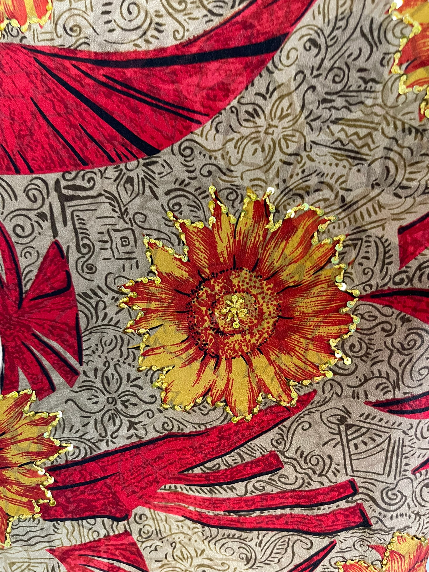 PRC6688 Avatar Pure Silk Waterfall Top