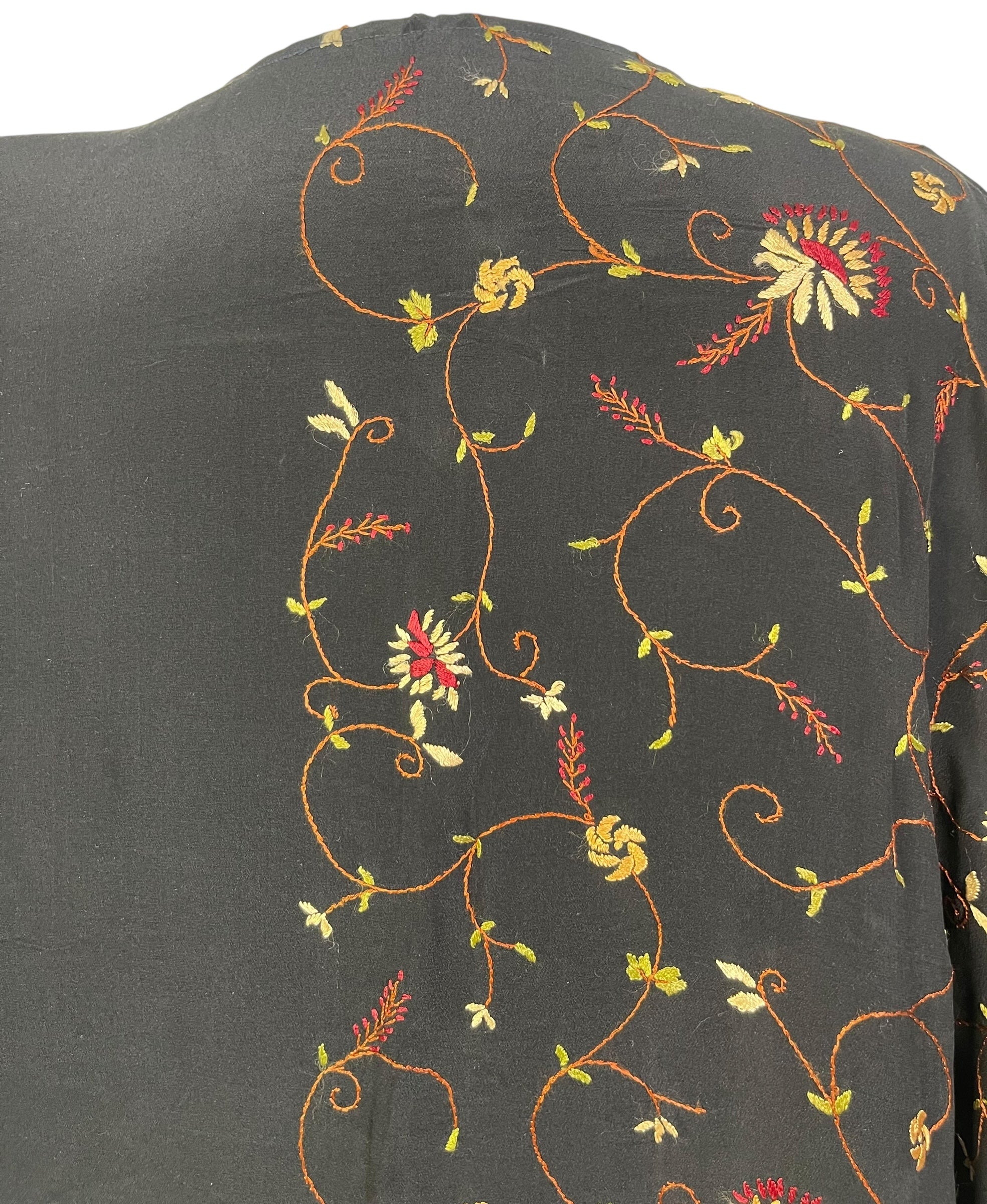 LADY LUCK PRC6698 Avatar Pure Silk Midi Length Kaftan