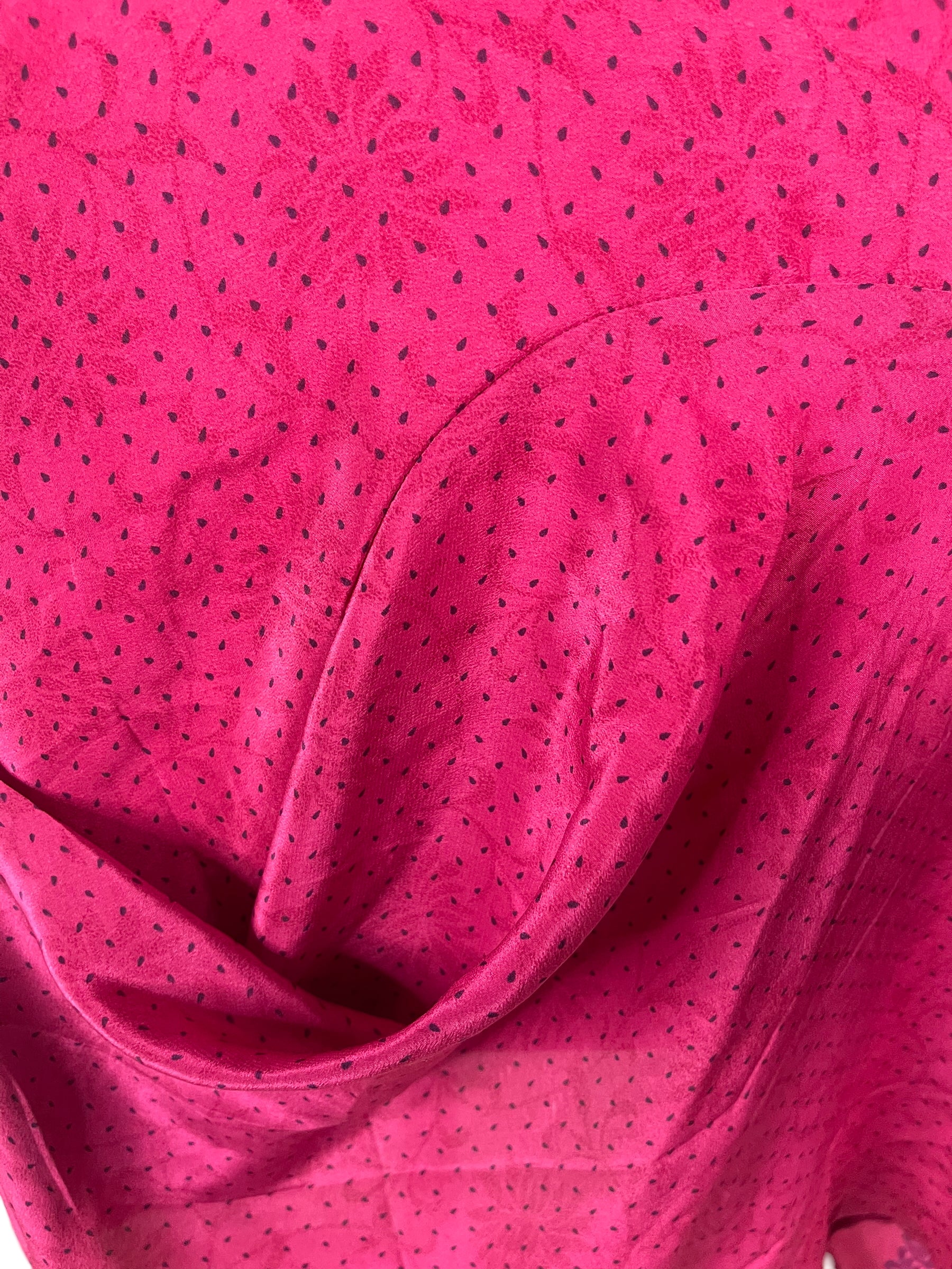 PRC6541 Avatar Pure Silk Self Pocket Tunic Dress