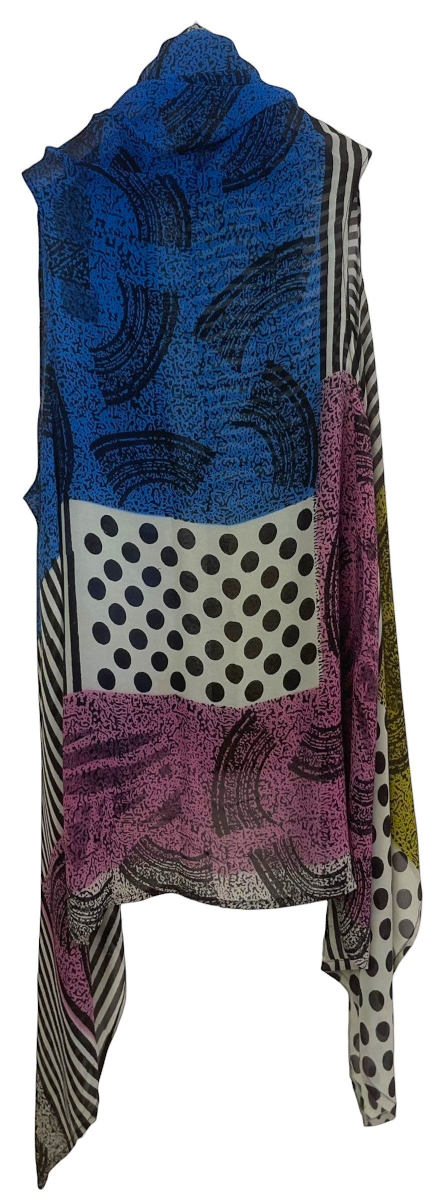 PRG8813 Sheer Wabi Sabi Pure Silk Versatile Vest
