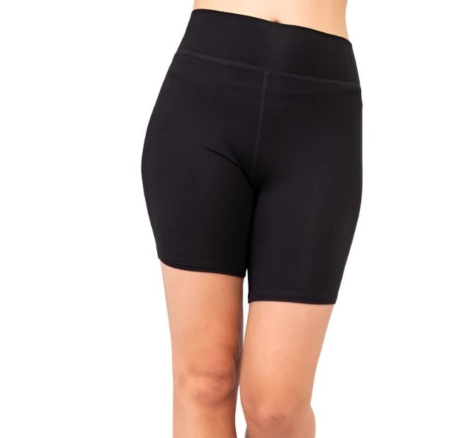 Black Hallie Bamboo Shorts by Blue Sky Clothing Co – Handmade ethical Shorts from sariKNOTsari using upcycled silk. Designed in Canada for travel and slow fashion, loved from Toronto to LA to Sydney.