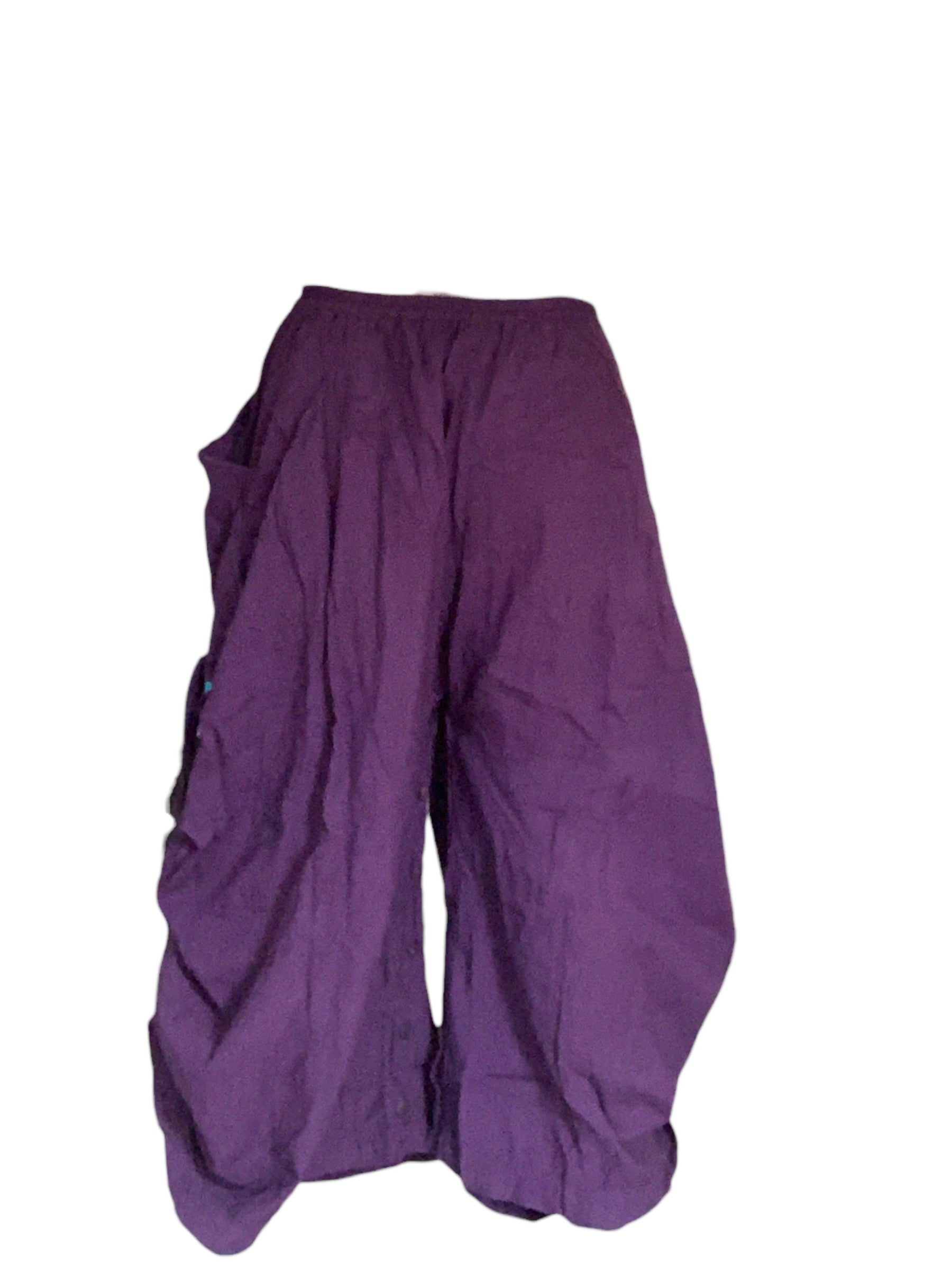 Purple Cotton Voile Tashi Versatile Pants/Skirt by Creative Design – Handmade ethical Pants/Skirt from sariKNOTsari using upcycled silk. Designed in Canada for travel and slow fashion, loved from Toronto to LA to Sydney. Featuring Zsiska, Bryn Walker and Artisan Leather coats by Rejean Pepin, Pepin designs