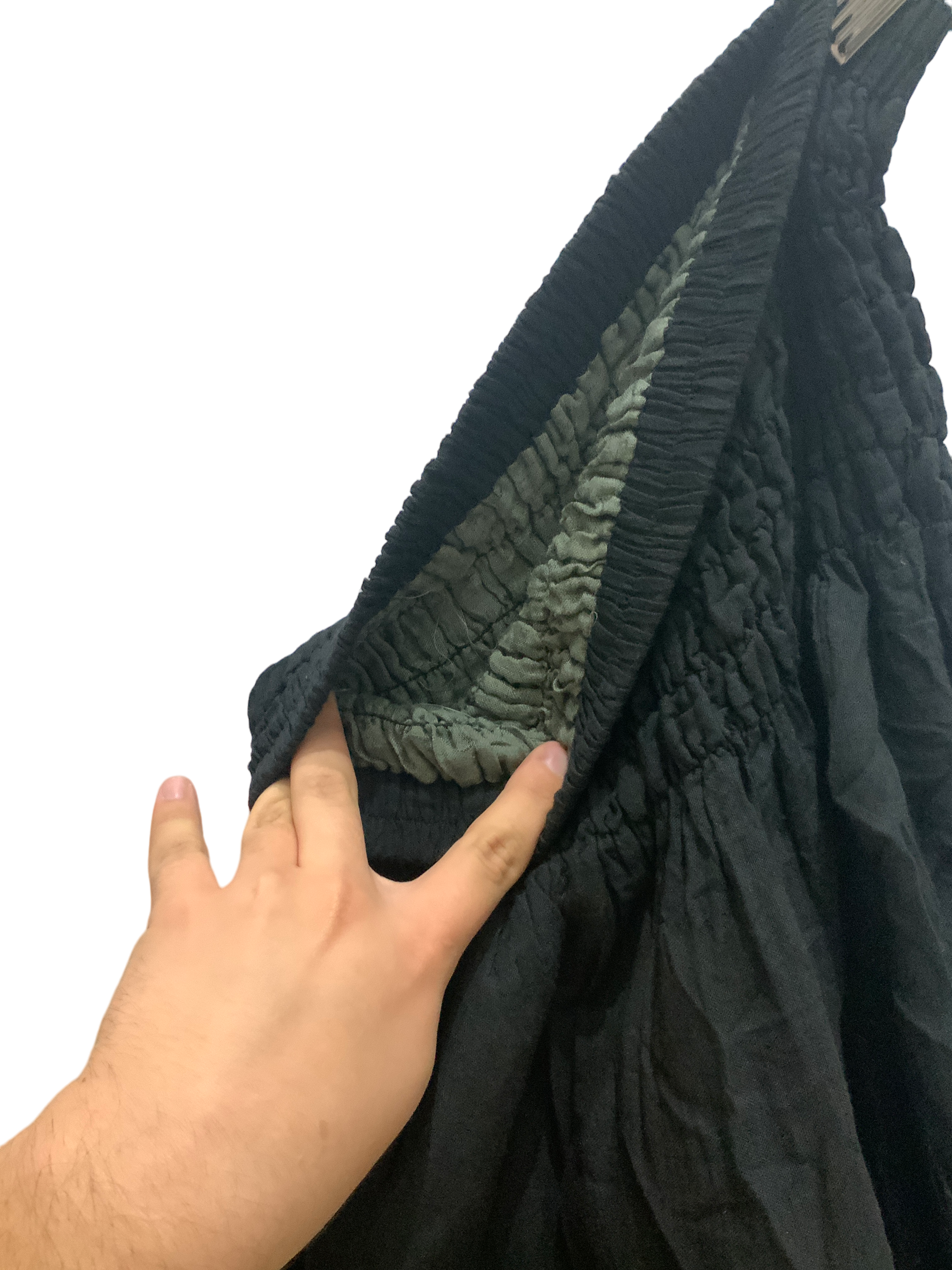 Black Cotton Voile Tiered Skirt by Creative Design – Handmade ethical Pants/Skirt from sariKNOTsari using upcycled silk. Designed in Canada for travel and slow fashion, loved from Toronto to LA to Sydney.