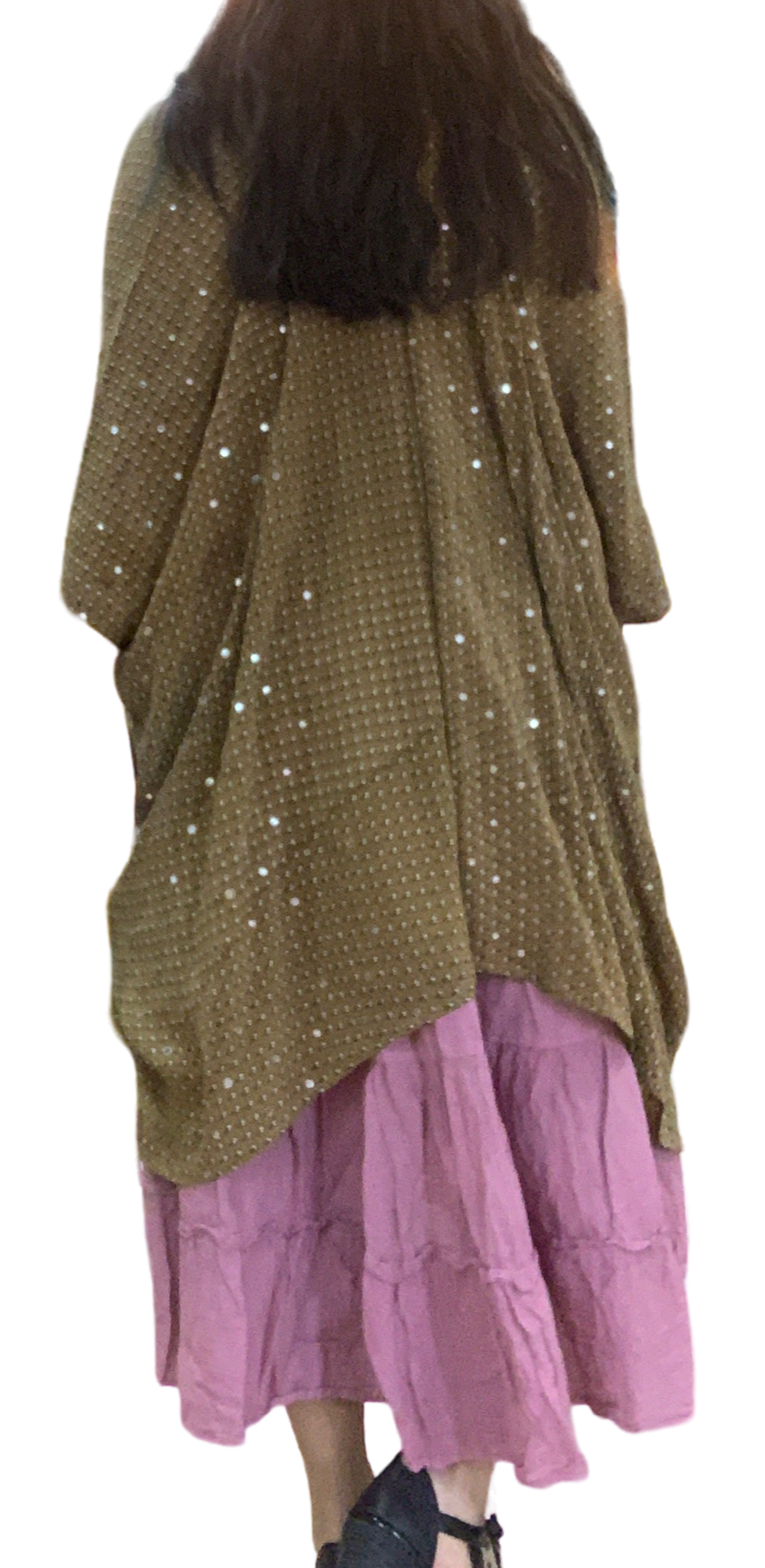 Black Cotton Voile Tiered Skirt by Creative Design – Handmade ethical Pants/Skirt from sariKNOTsari using upcycled silk. Designed in Canada for travel and slow fashion, loved from Toronto to LA to Sydney.