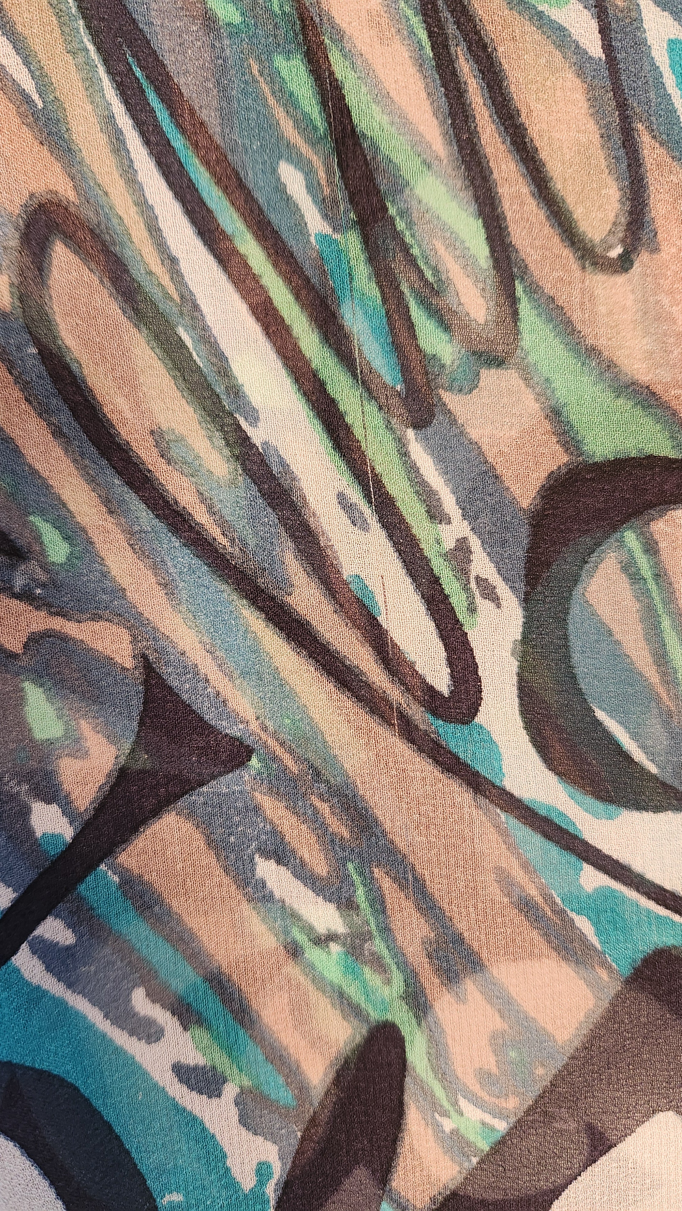 PRG6139 Sheer Wabi Sabi Pure Silk Boxy Top