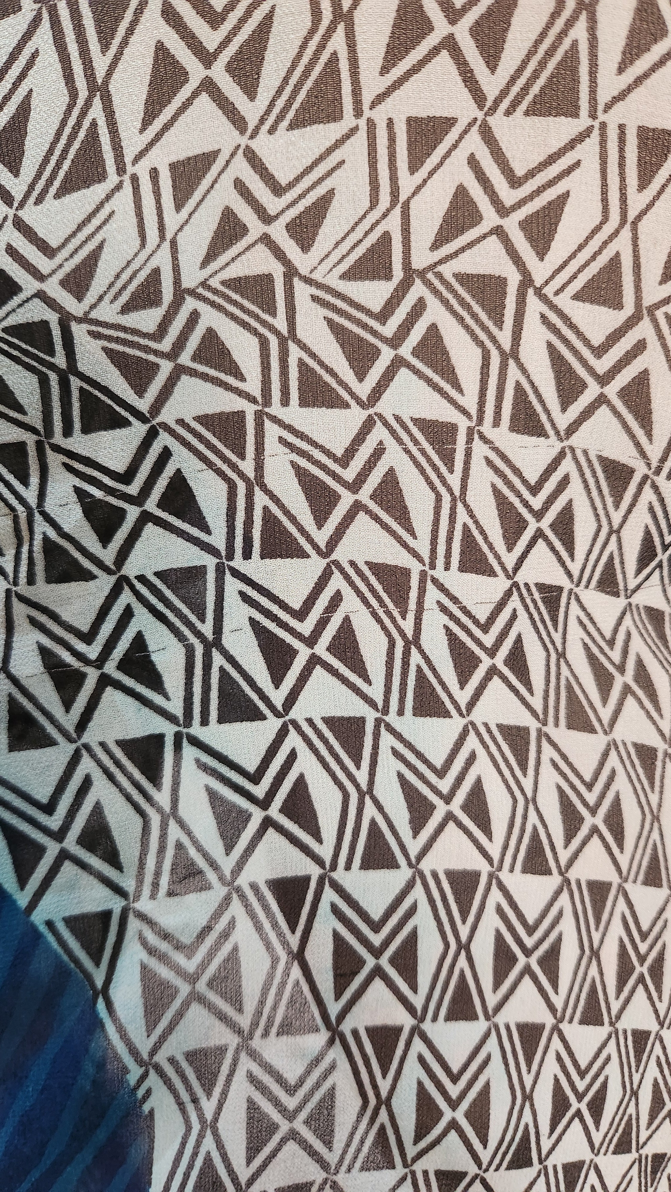 PRG6262 Sheer Wabi Sabi Pure Silk Side Slit Top