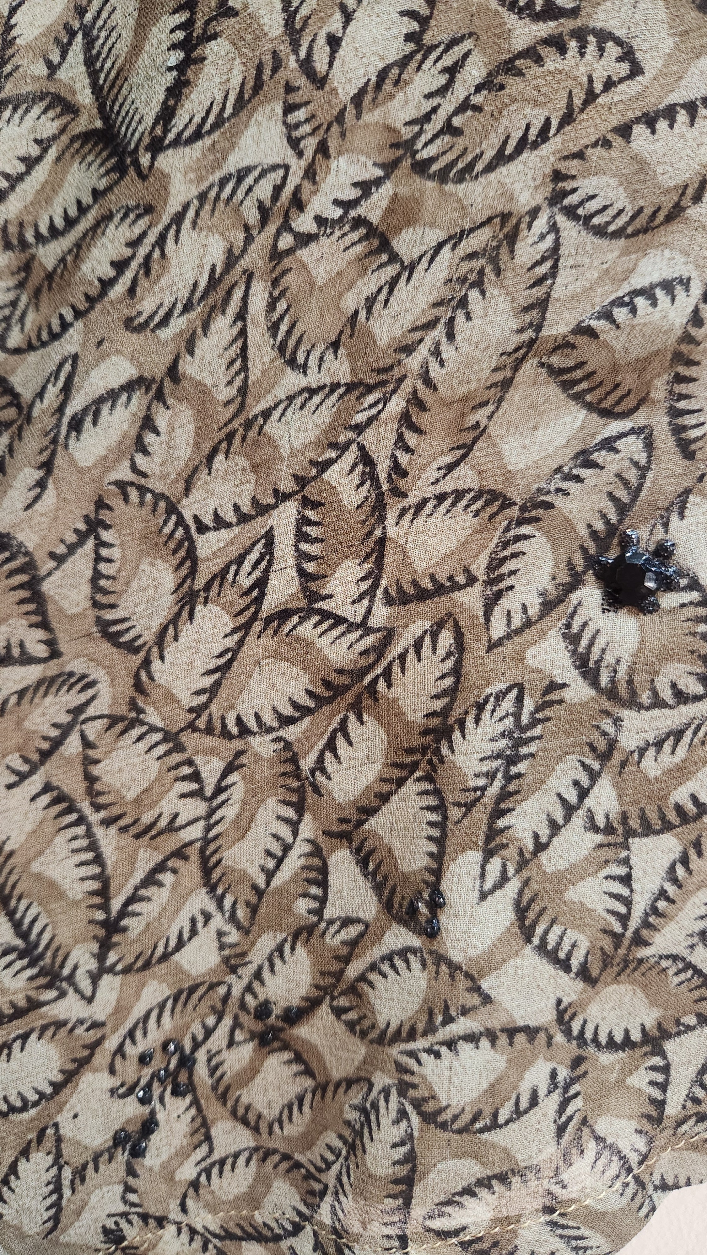 PRG6284 Sheer Wabi Sabi Pure Silk Side Slit Top