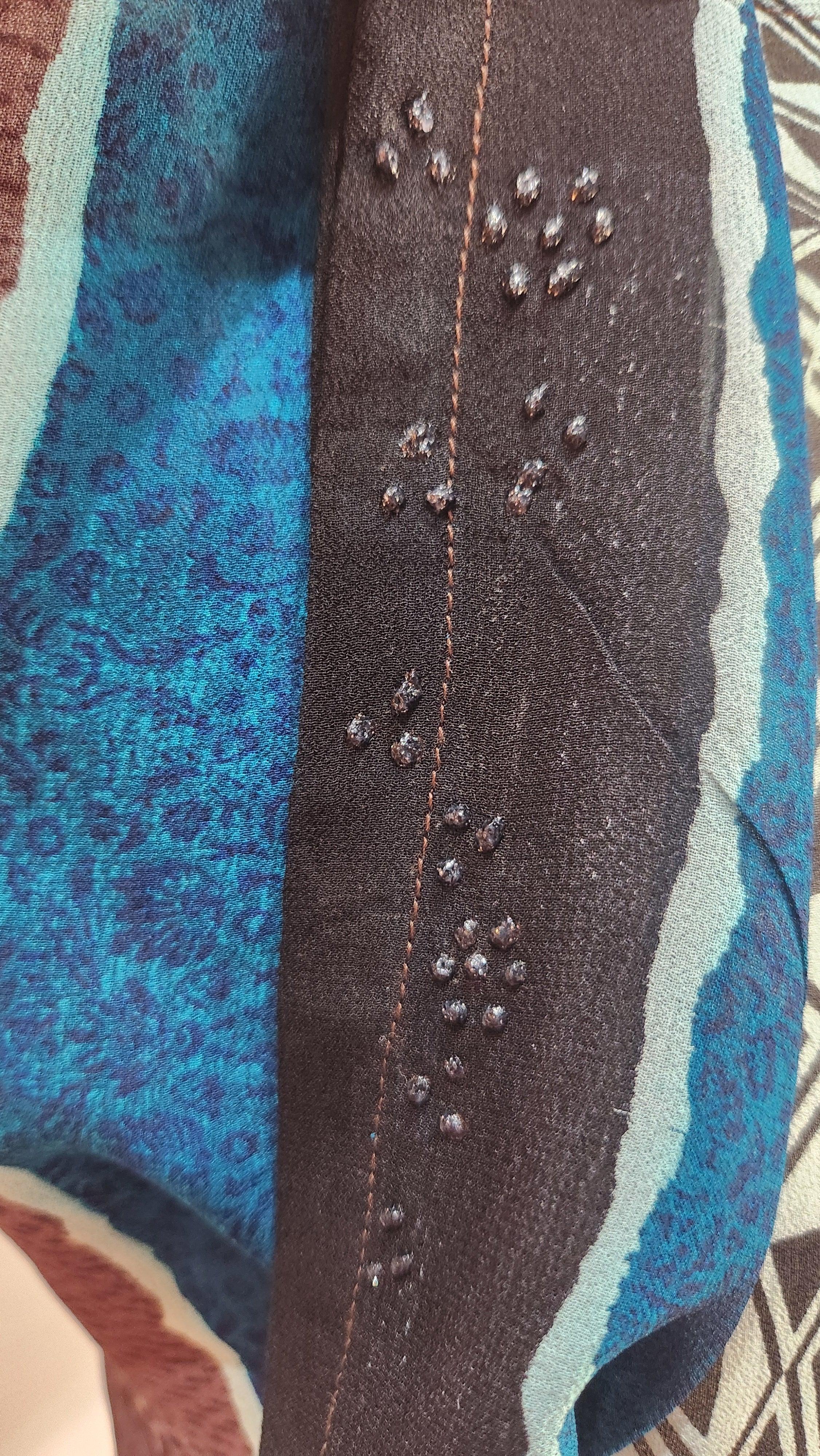 PRG6262 Sheer Wabi Sabi Pure Silk Side Slit Top