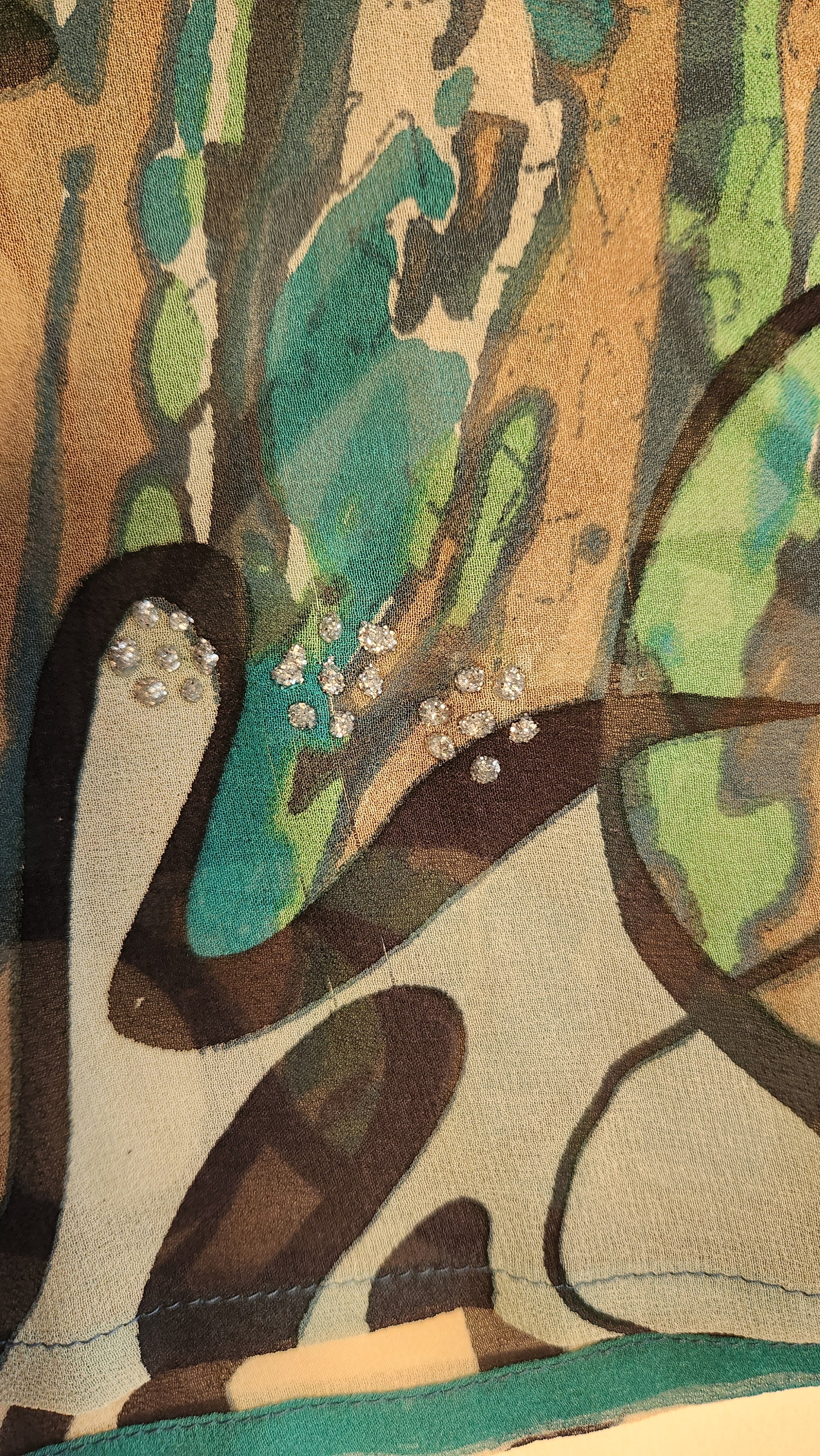 PRG6139 Sheer Wabi Sabi Pure Silk Boxy Top