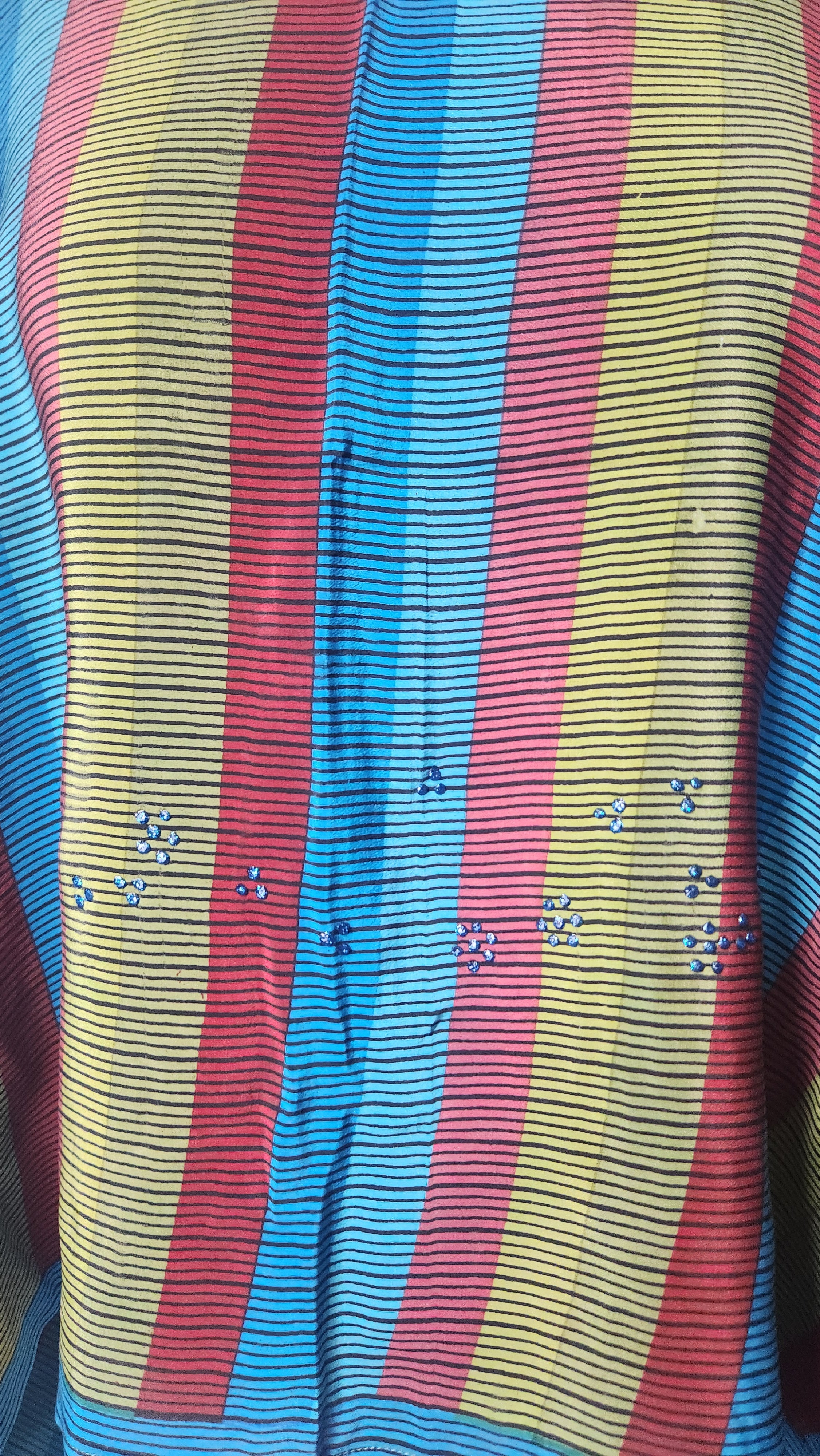 PRC7282 Wabi Sabi Pure Silk Capelet Poncho