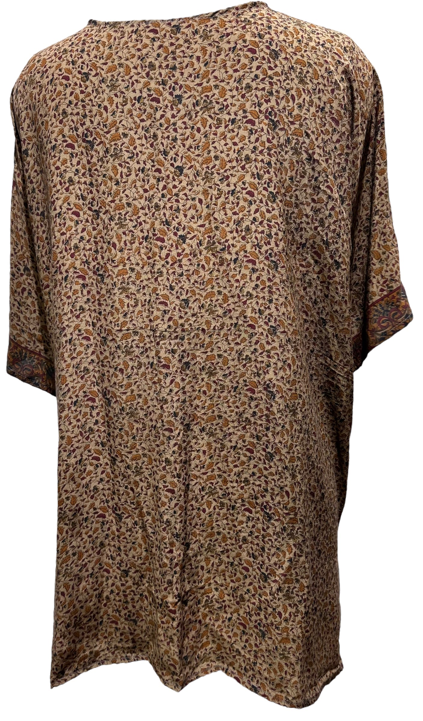 PRC3131 Linda Sikora Avatar Pure Silk Kimono-Sleevedd Jacket with Belt