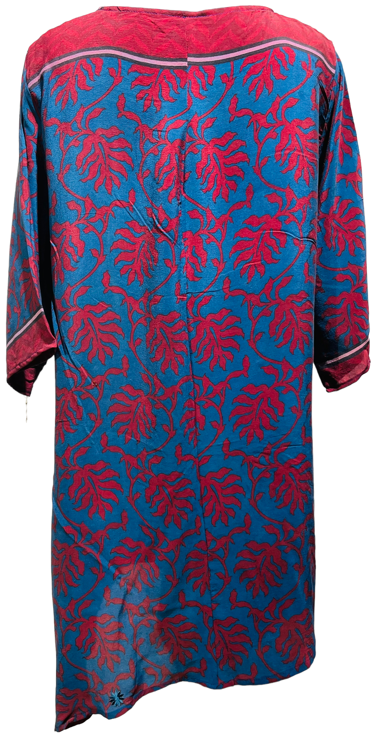 Delle Miller Avatar Pure Silk Self Pocket Tunic Dress