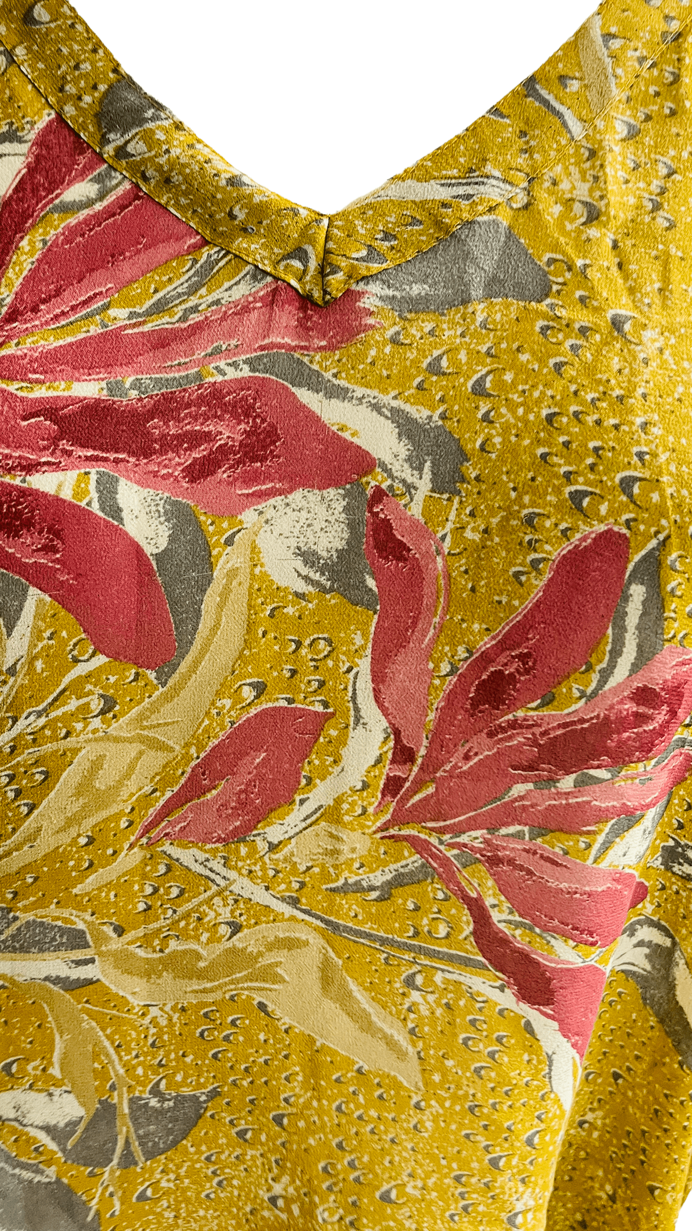 REVOLUTIONHER PRG9999 Sheer Avatar Pure Silk Long Tunic with Side Ties