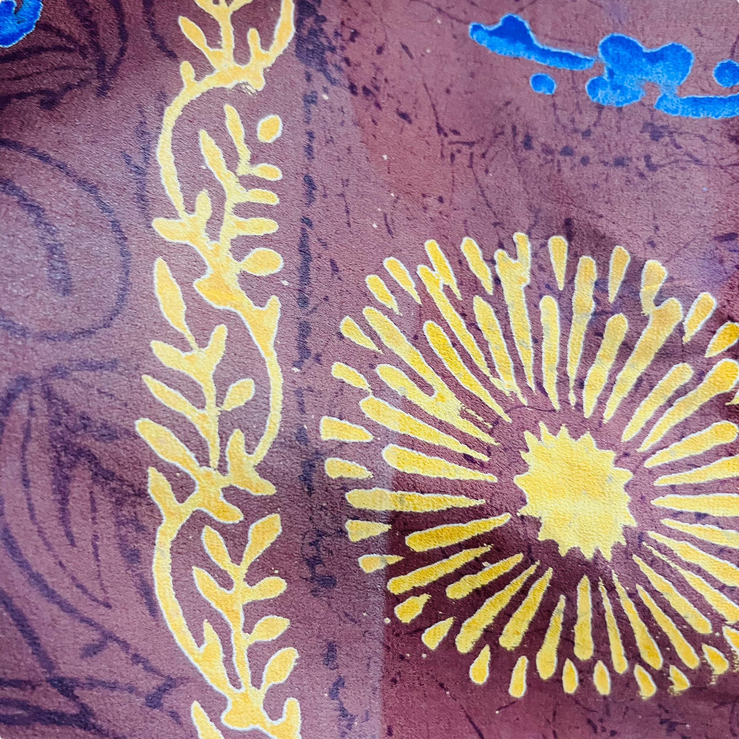 PRG773 La Vallée Sheer Pure Silk Boxy Top - sariKNOTsari slow fashion bryn walker linen Hamilton sustainable fashion gifts sari not sari Hamilton Fair trade Ethical Artisan made Zero waste Up-cycled Slow Fashion Handmade GTA Toronto Copper Pure Upcycled vintage silk handmade recycled recycle copper pure silk travel clothing hamilton vacation cruisewear resortwear bathing suit bathingsuit vacation etsy silk clothing gifts gift dress top pants linen bryn walker alive intentions kaarigar elephants