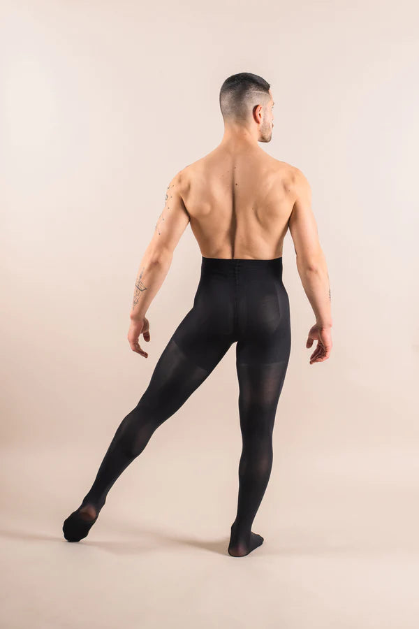 Opaque Contour Black Tights - sariKNOTsari slow fashion bryn walker sorry not sorry linen Hamilton sustainable fashion gifts sari not sari Hamilton Fair trade Ethical Artisan made Zero waste Up-cycled Slow Fashion Handmade GTA Toronto Copper Pure Upcycled vintage silk handmade recycled recycle copper pure silk travel clothing hamilton vacation cruisewear resortwear bathing suit bathingsuit vacation etsy silk clothing gifts gift dress top pants linen bryn walker alive intentions kaarigar elephants