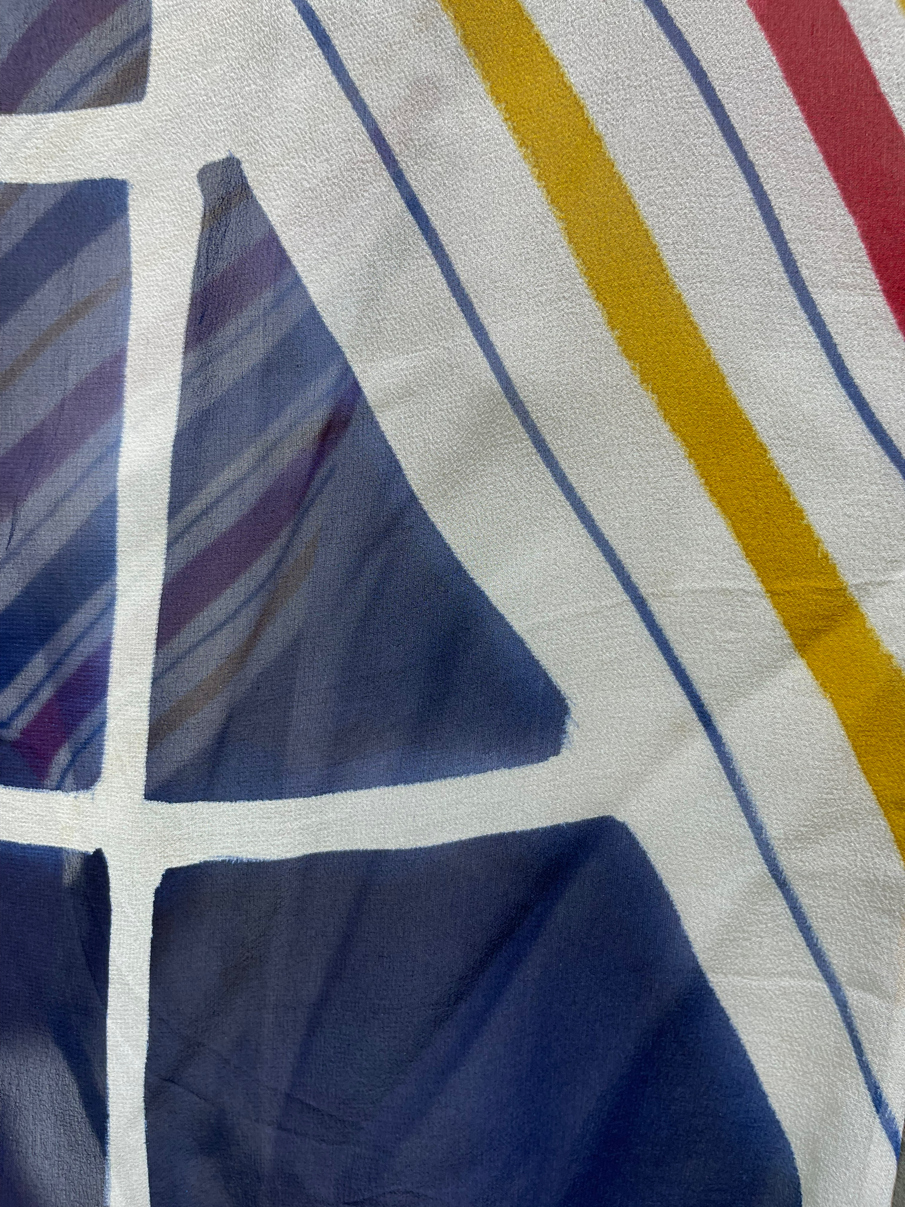 FINAL SALE PRG2398 Field Sparrow Sheer Avatar Pure Silk Waterfall Top