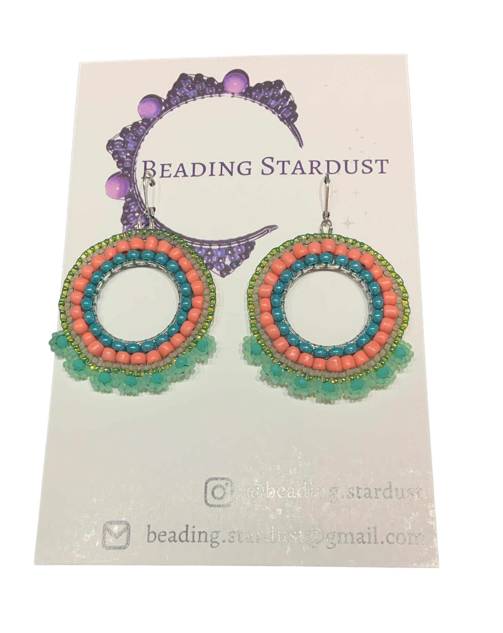 Springtime Floral Hoop Earrings - sariKNOTsari slow fashion bryn walker sorry not sorry linen Hamilton sustainable fashion gifts sari not sari Hamilton Fair trade Ethical Artisan made Zero waste Up-cycled Slow Fashion Handmade GTA Toronto Copper Pure Upcycled vintage silk handmade recycled recycle copper pure silk travel clothing hamilton vacation cruisewear resortwear bathing suit bathingsuit vacation etsy silk clothing gifts gift dress top pants linen bryn walker alive intentions kaarigar elephants