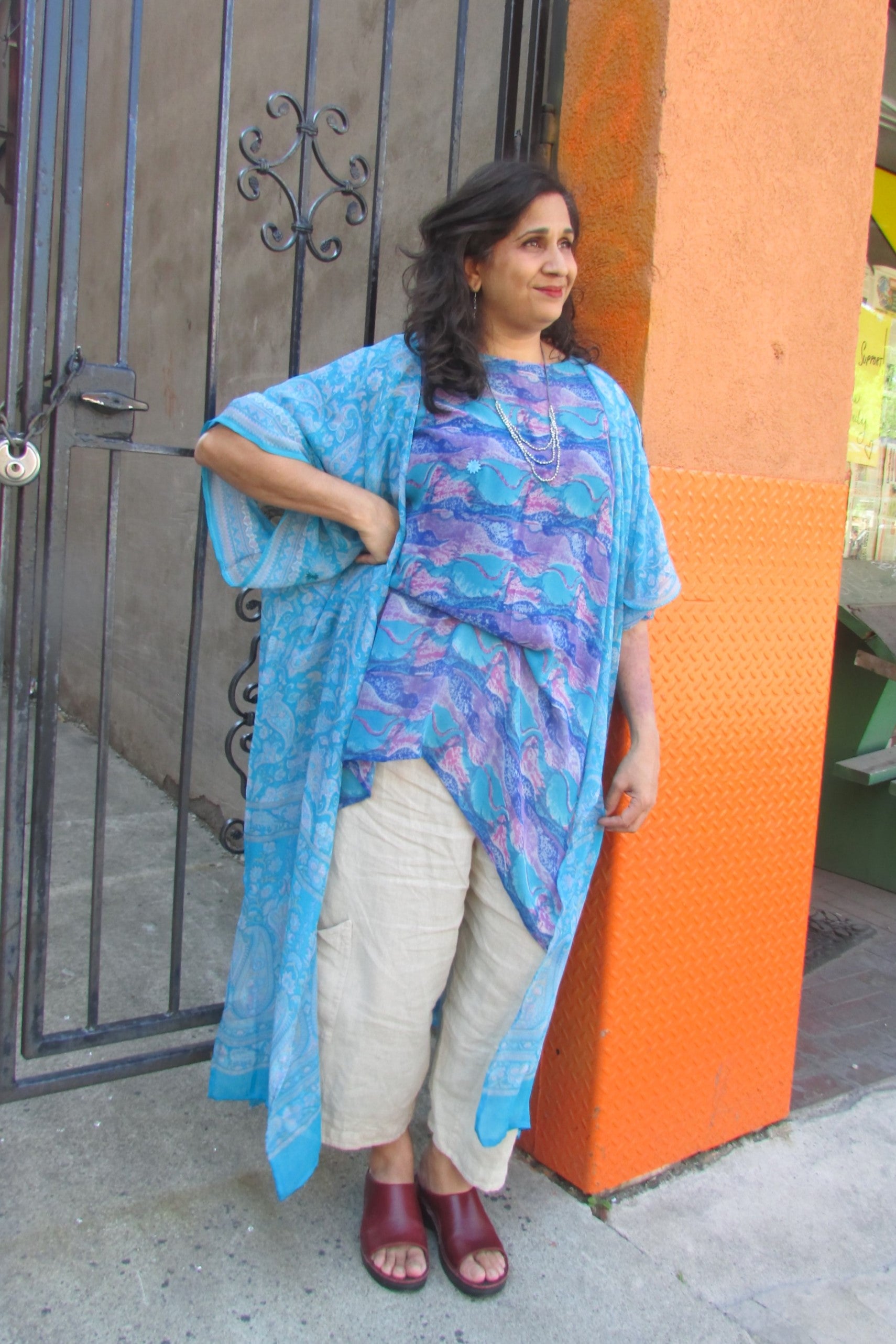 Pure Silk Kimono Sleeved Dusters