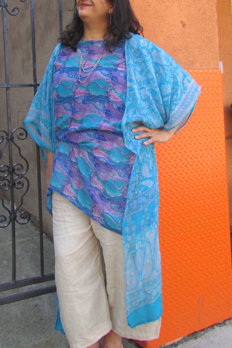 Pure Silk Kimono Sleeved Dusters