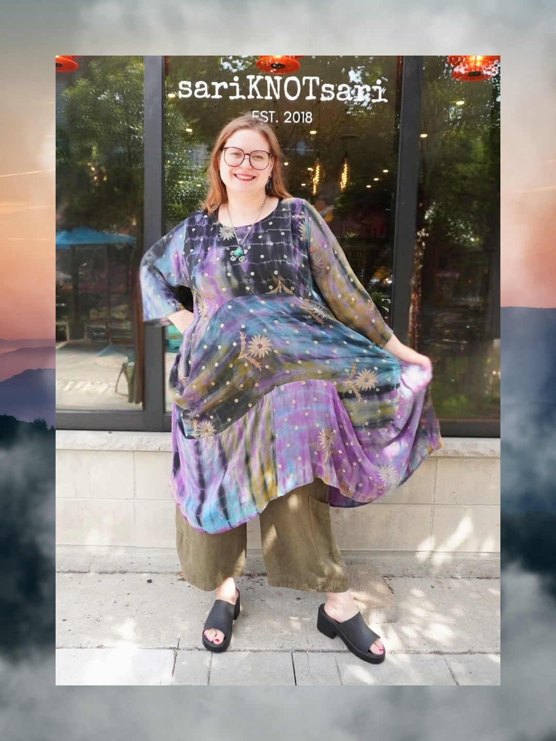 Releases Sunday at 8pm EST  PRC9149 Wabi Sabi Sculptural Pure Silk Long Tunic Dress