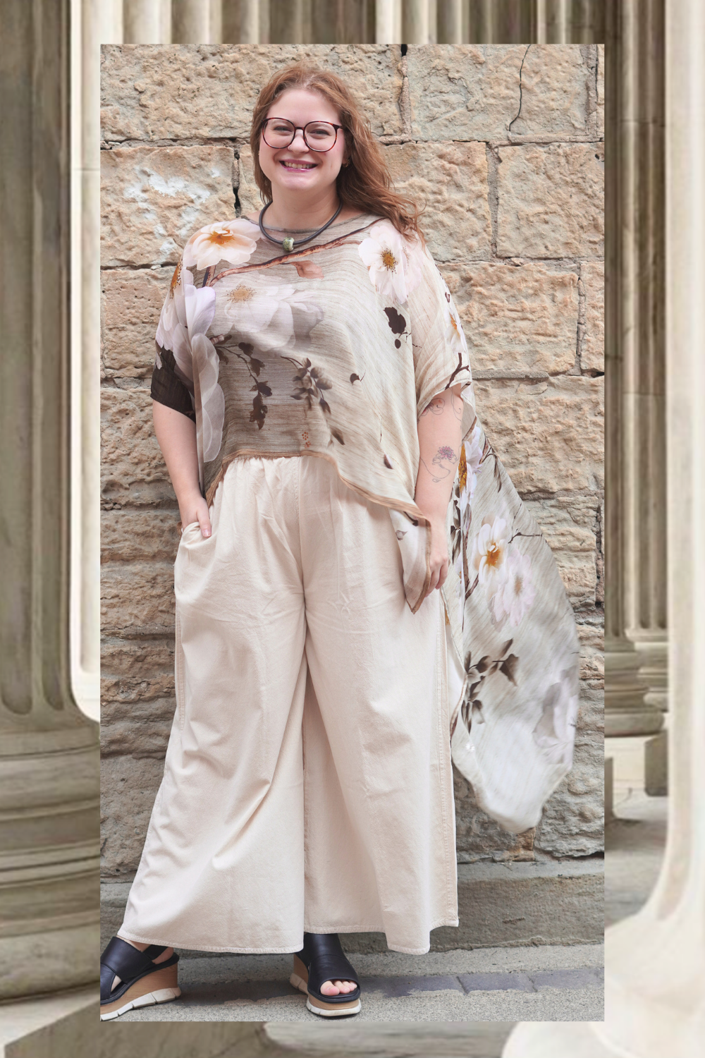 PRG9026 Sheer Avatar Pure Silk Hi Lo Top