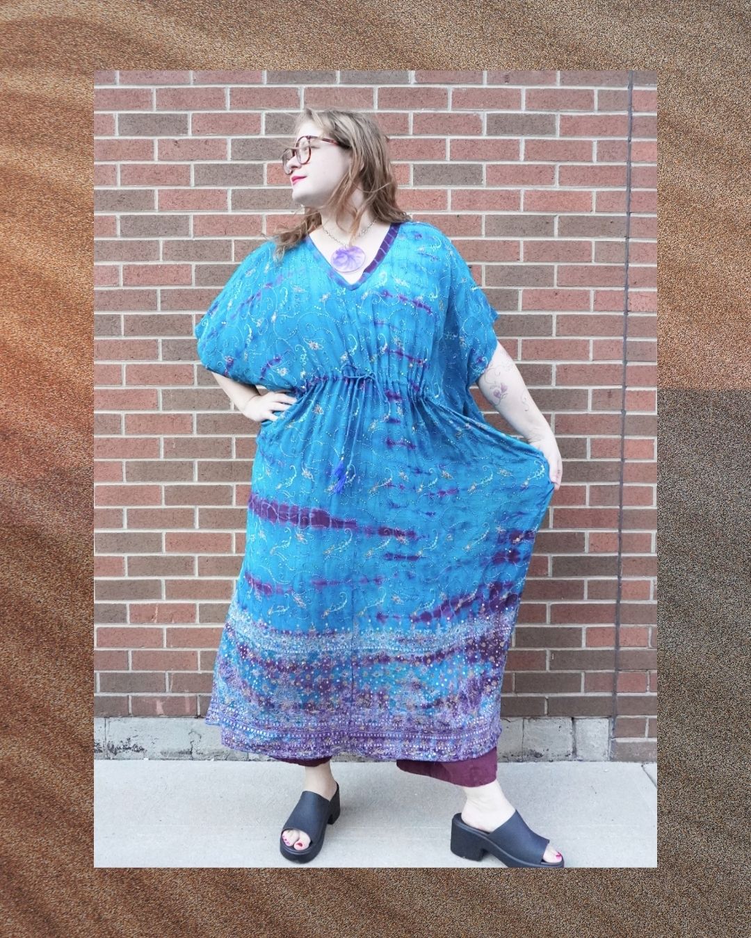 Releases Sunday at 8pm EST  PRC9215 Avatar Pure Silk Maxi Kaftan
