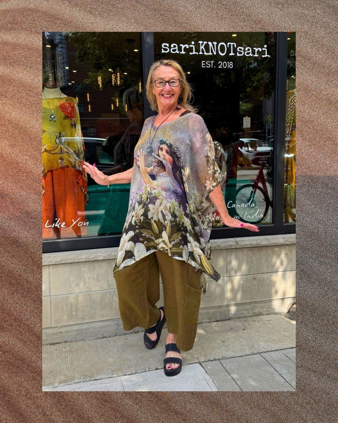 Releases Sunday at 8pm EST PRG8582 Sheer Avatar Pure Silk Short Kaftan Tunic with Slits