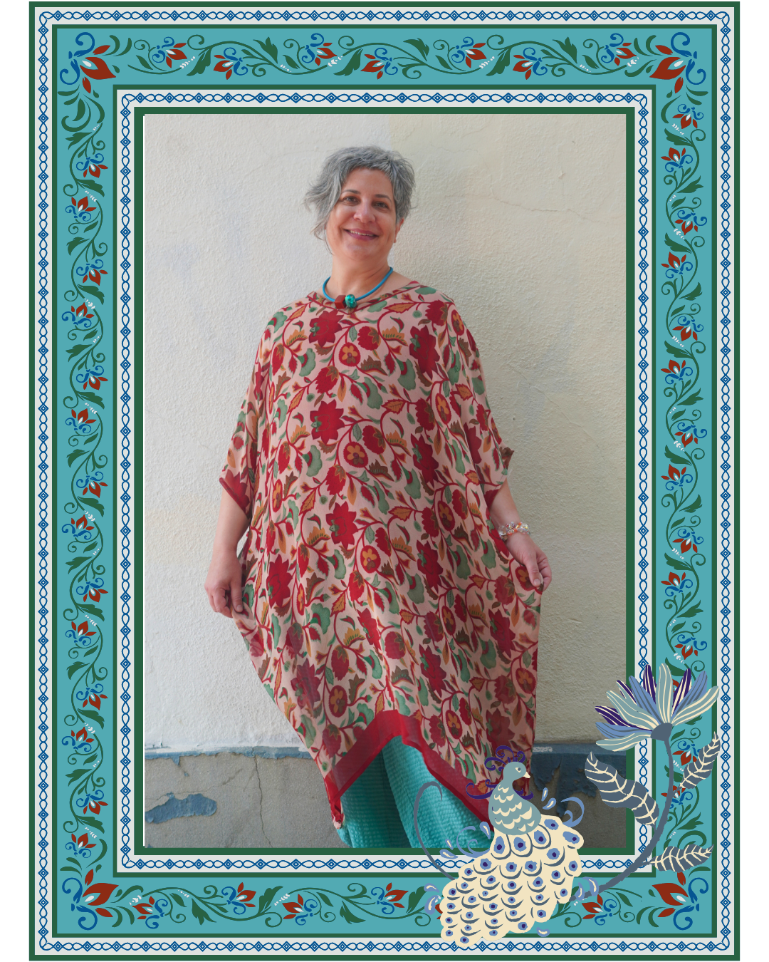 Releases Sunday at 8pm EST PRG8950 Sheer  Wabi Sabi Pure Silk Midi Length Kaftan