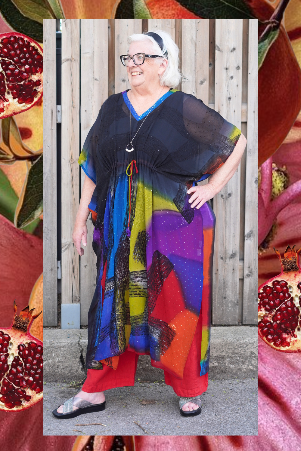 Releases Sunday at 8pm EST PRG8861 Sheer Avatar Pure Silk Maxi Kaftan