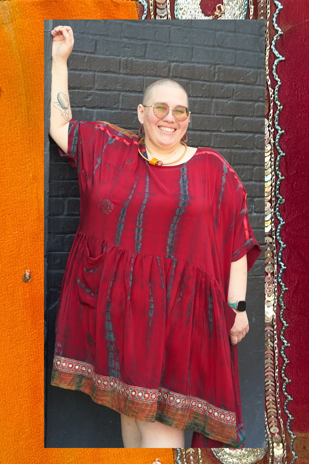 Releases Sunday at 8pm EST PRC9073 Avatar Pure Silk Boxy Babydoll Dress