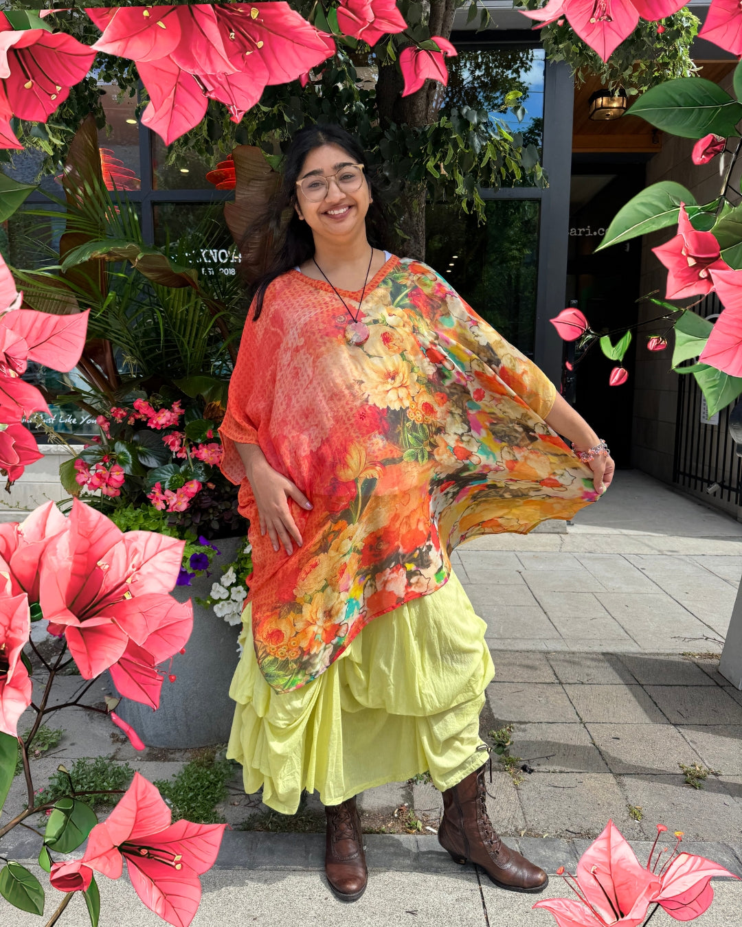 Releases Sunday at 8pm EST  PRG8762 Sheer Wabi Sabi Pure Silk Short Kaftan Tunic With Slits