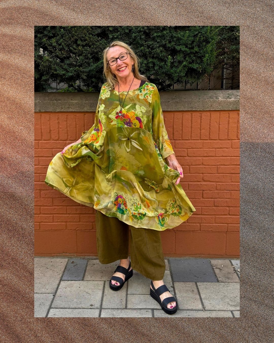 Releases Sunday at 8pm EST  PRG9159 Sheer Wabi Sabi Sculptural Pure Silk Long Tunic Dress