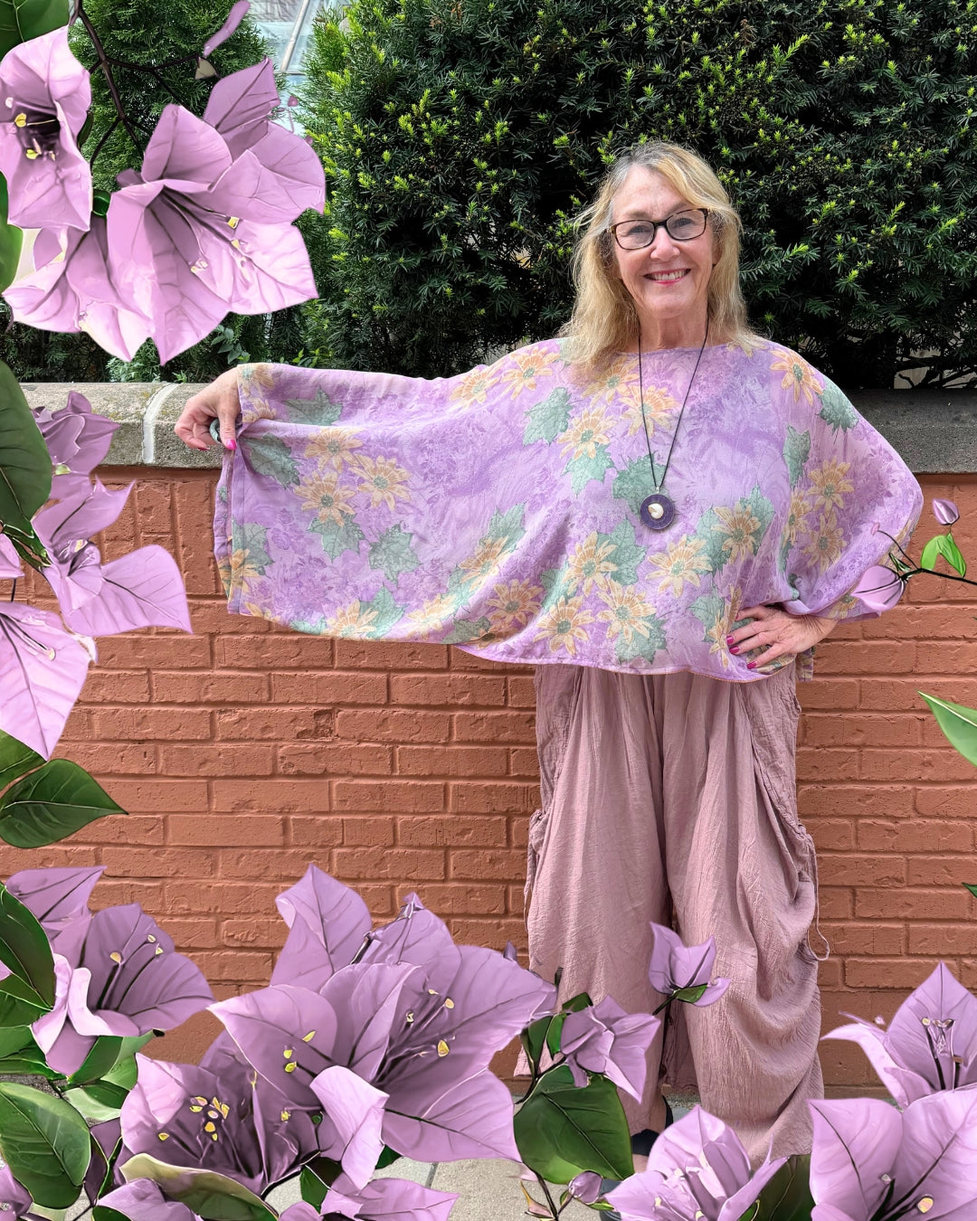 Releases Sunday at 8pm EST  PRG9104 Sheer Avatar Pure Silk Kimono-Sleeved Top