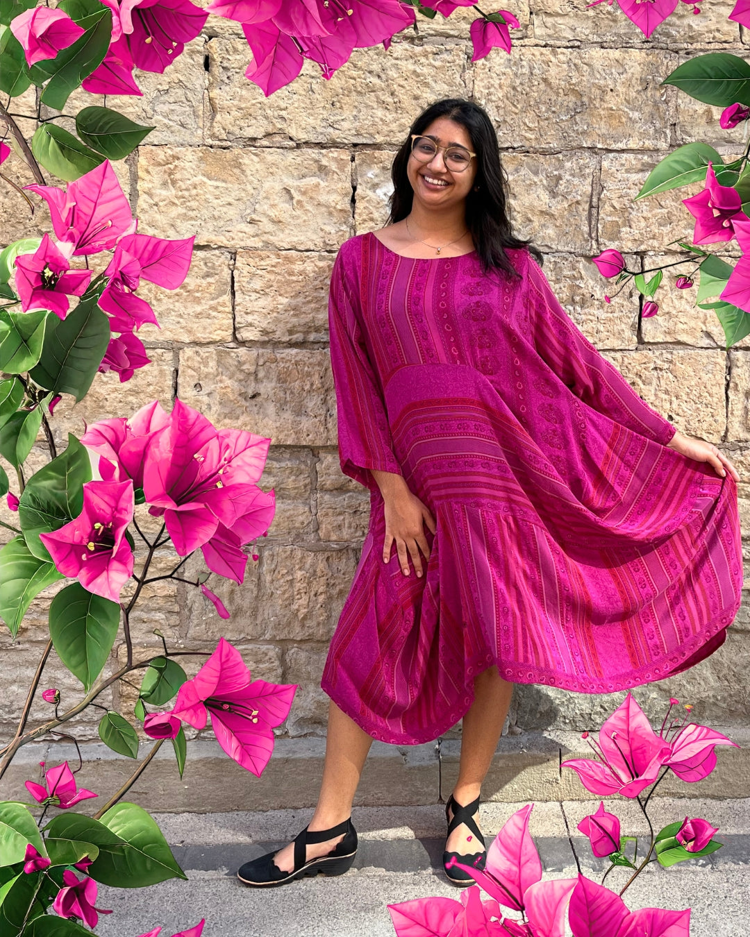 Releases Sunday at 8pm EST  PRC9153 Avatar Pure Silk Sculptural Long Tunic Dress