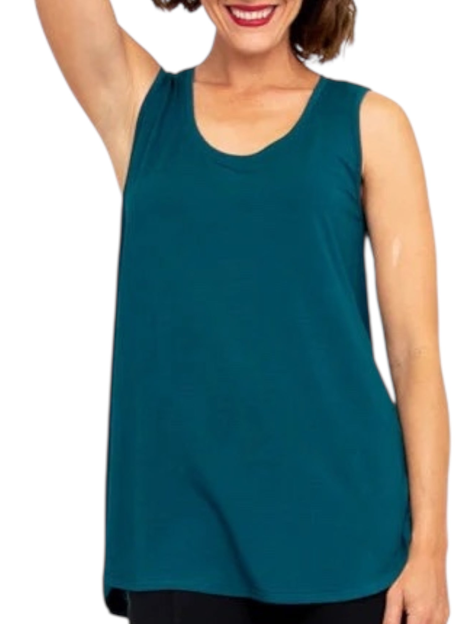 Teal Bamboo Jazz Tank
