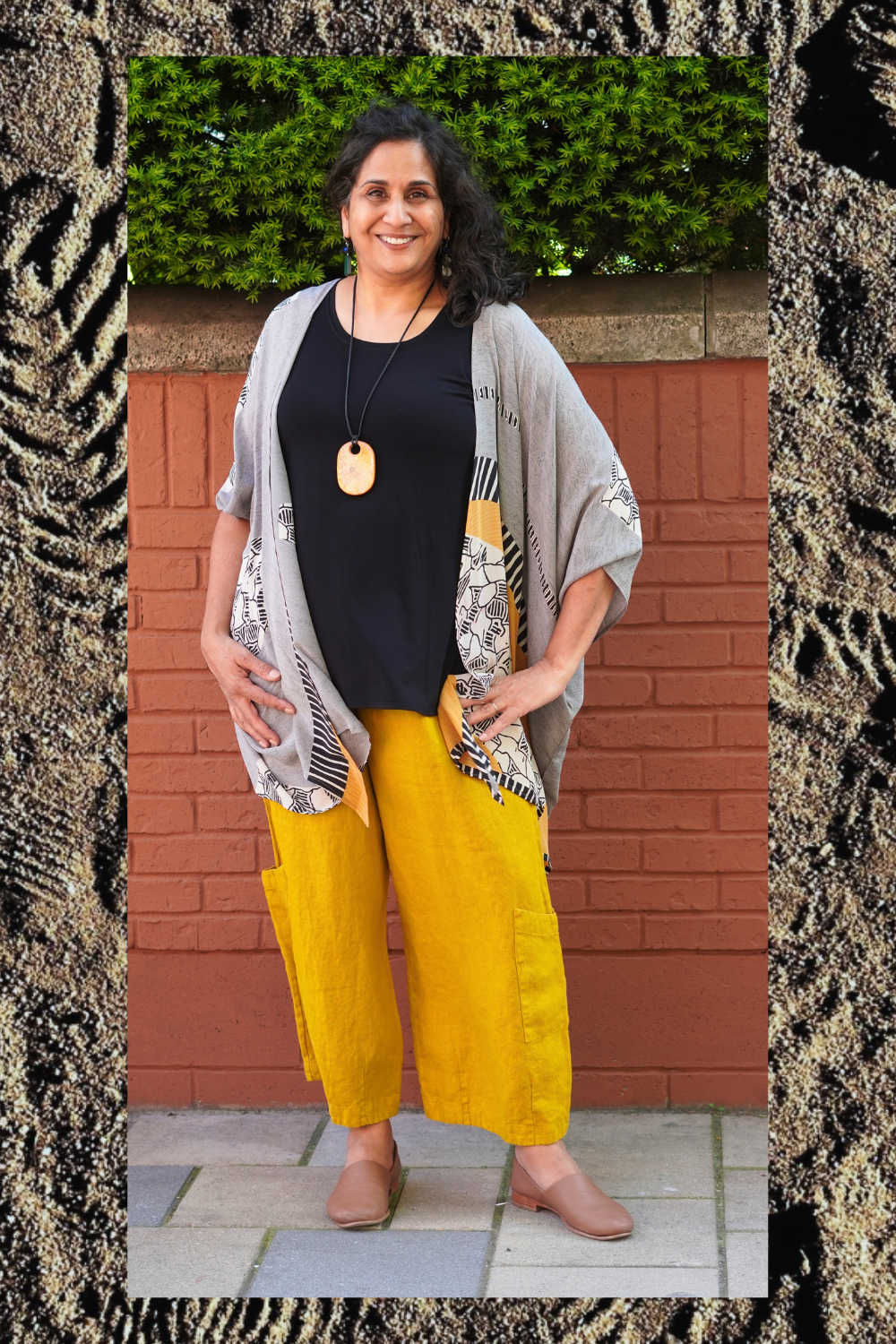 PRC8972 Wabi Sabi Pure Silk Cardigan