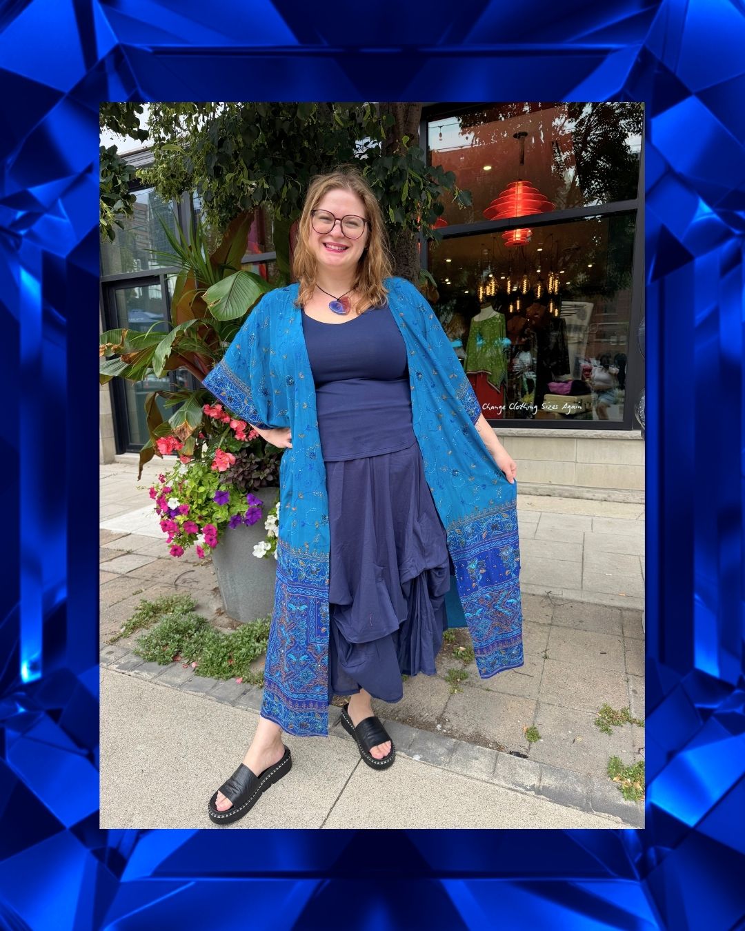 PRC9061 Wabi Sabi Pure Silk Kimono Sleeved Duster with Belt
