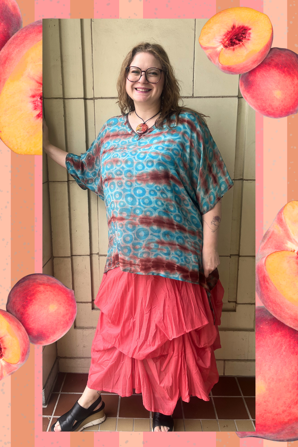 Releases Sunday at 8pm EST PRC9152 Avatar Pure Silk Long Tunic with Side Ties