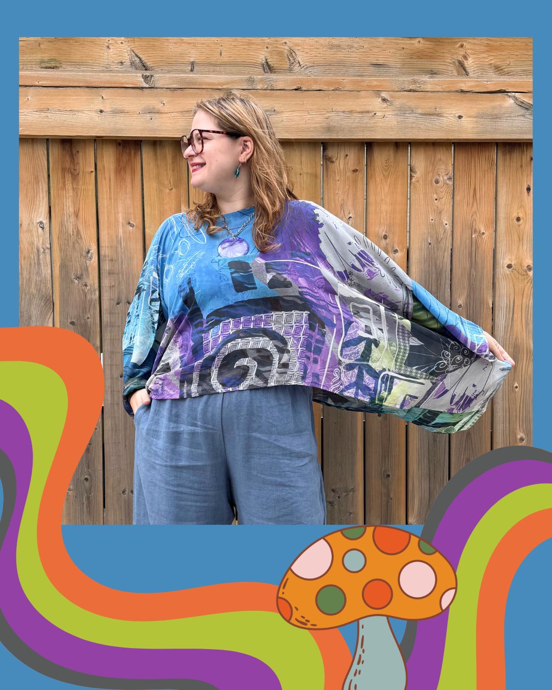 Releases Sunday at 8pm EST  PRG9229 Sheer Wabi Sabi Pure Silk Kimono-Sleeved Top