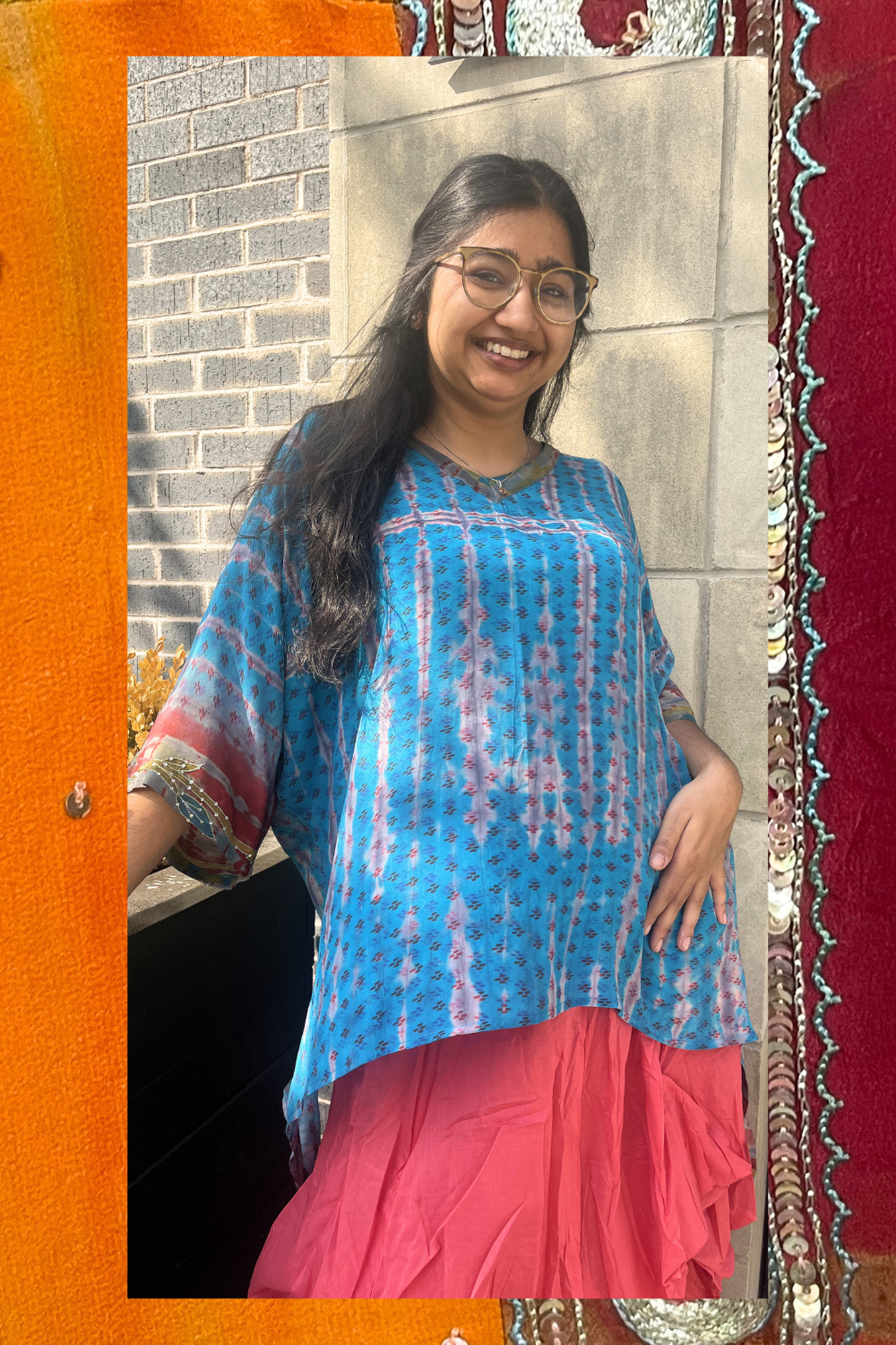 Releases Sunday at 8pm EST PRC9141 Avatar Pure Silk Long Tunic with Side Ties